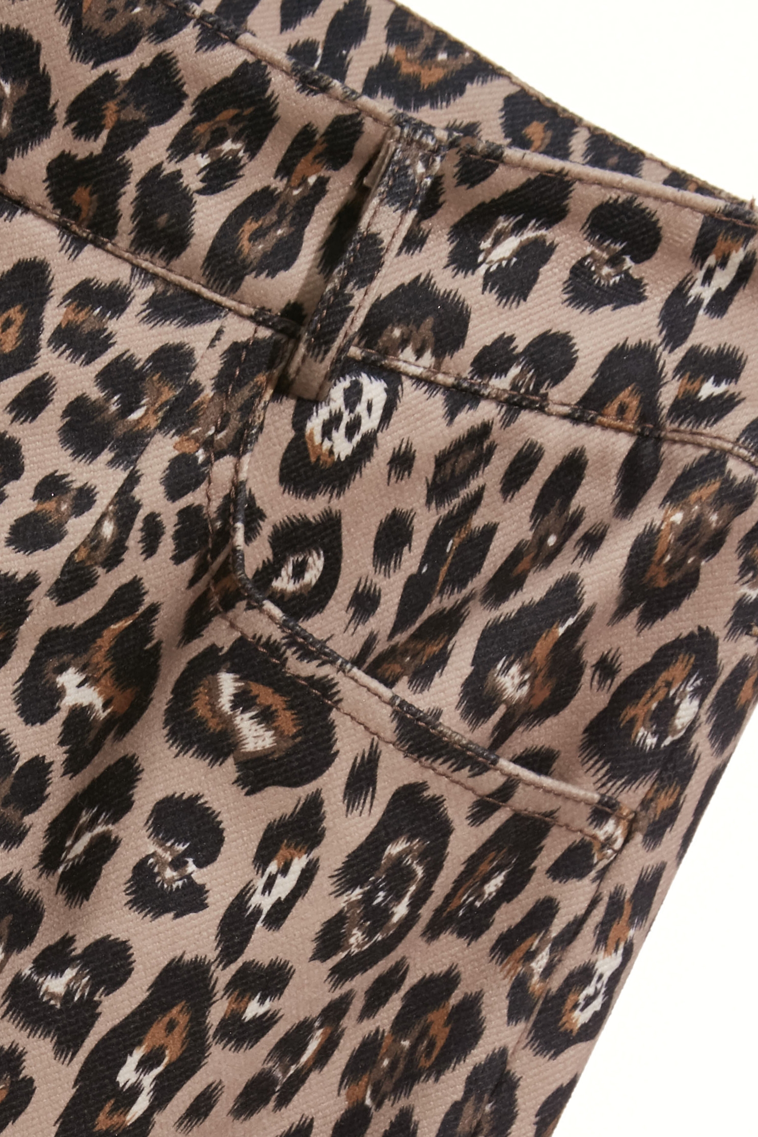 Leapard Print Wide Leg JeansLeapard Print Wide Leg Jeans,Culottes,Season (AW) Look,pants