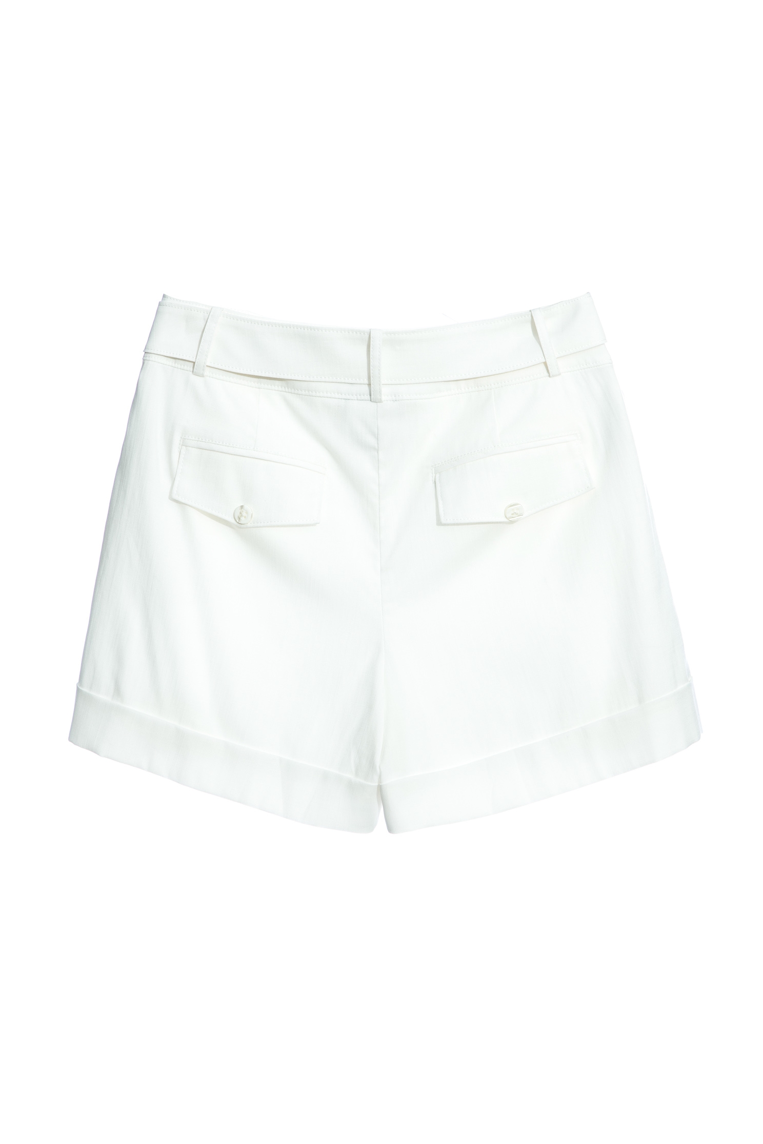 Basic White ShortsClassic cotton linen shorts,Season (SS) Look,Shorts,Belts