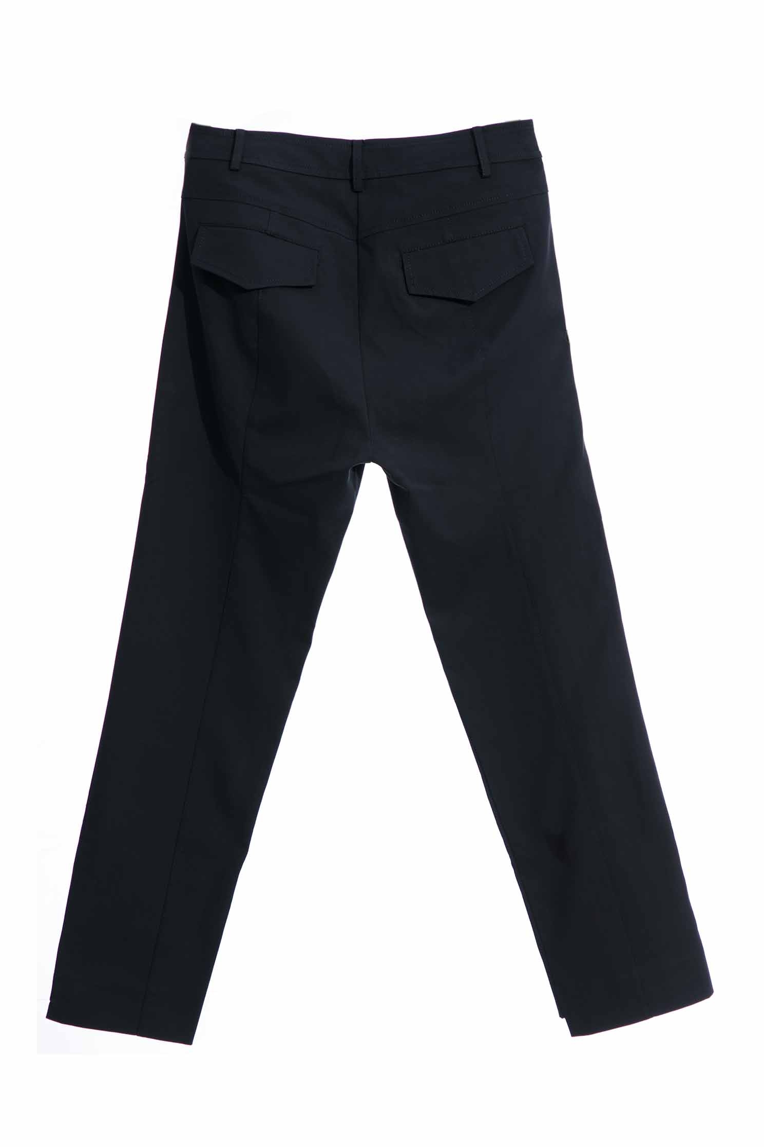 Basic Slim Fit Side Slit PantsCropped pants with slit,Season (SS) Look,Skinny pants,Skinny pants