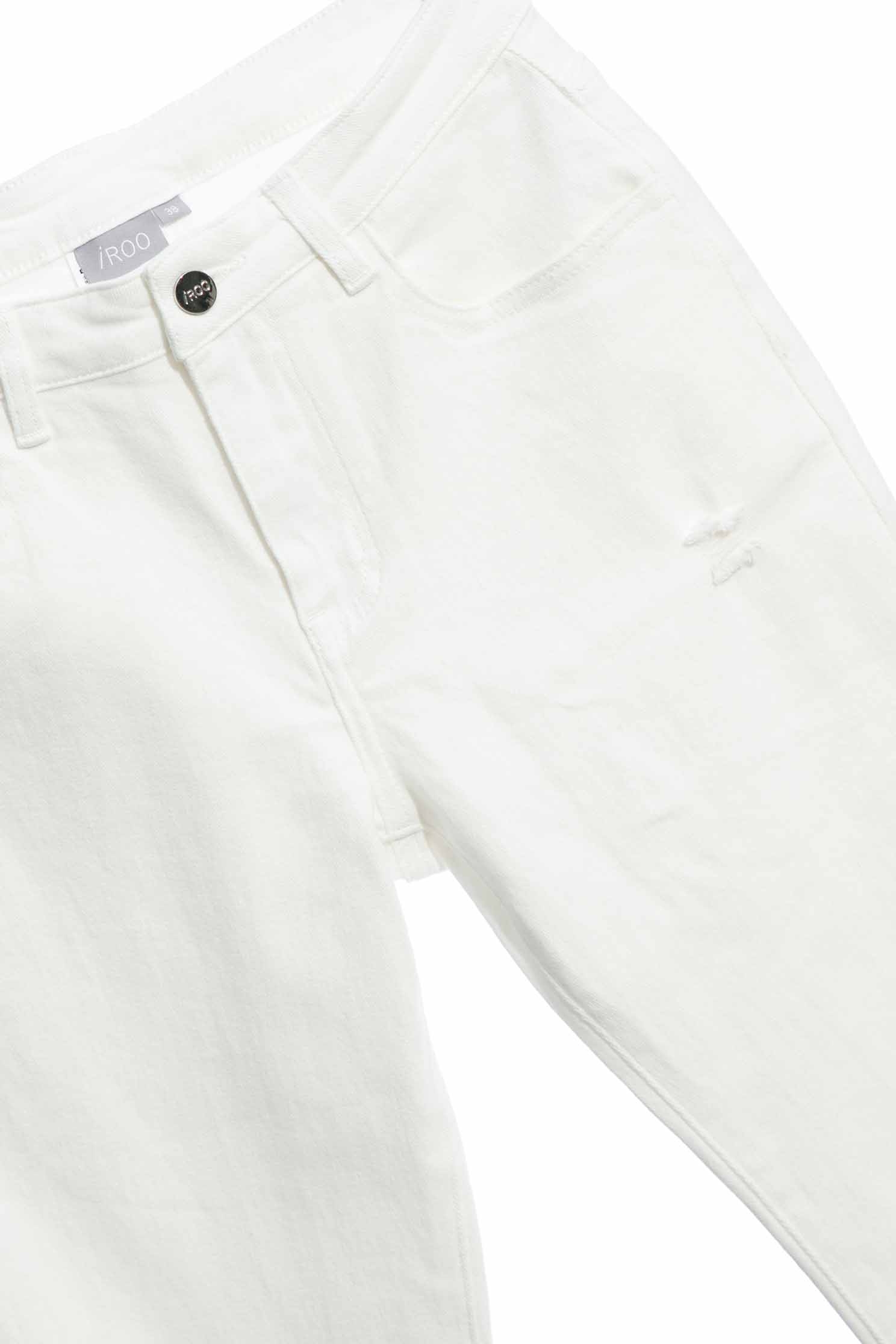 Distress Slim Fit White JeansDistress Slim Fit White Jeans,Season (SS) Look,Denim,Jeans