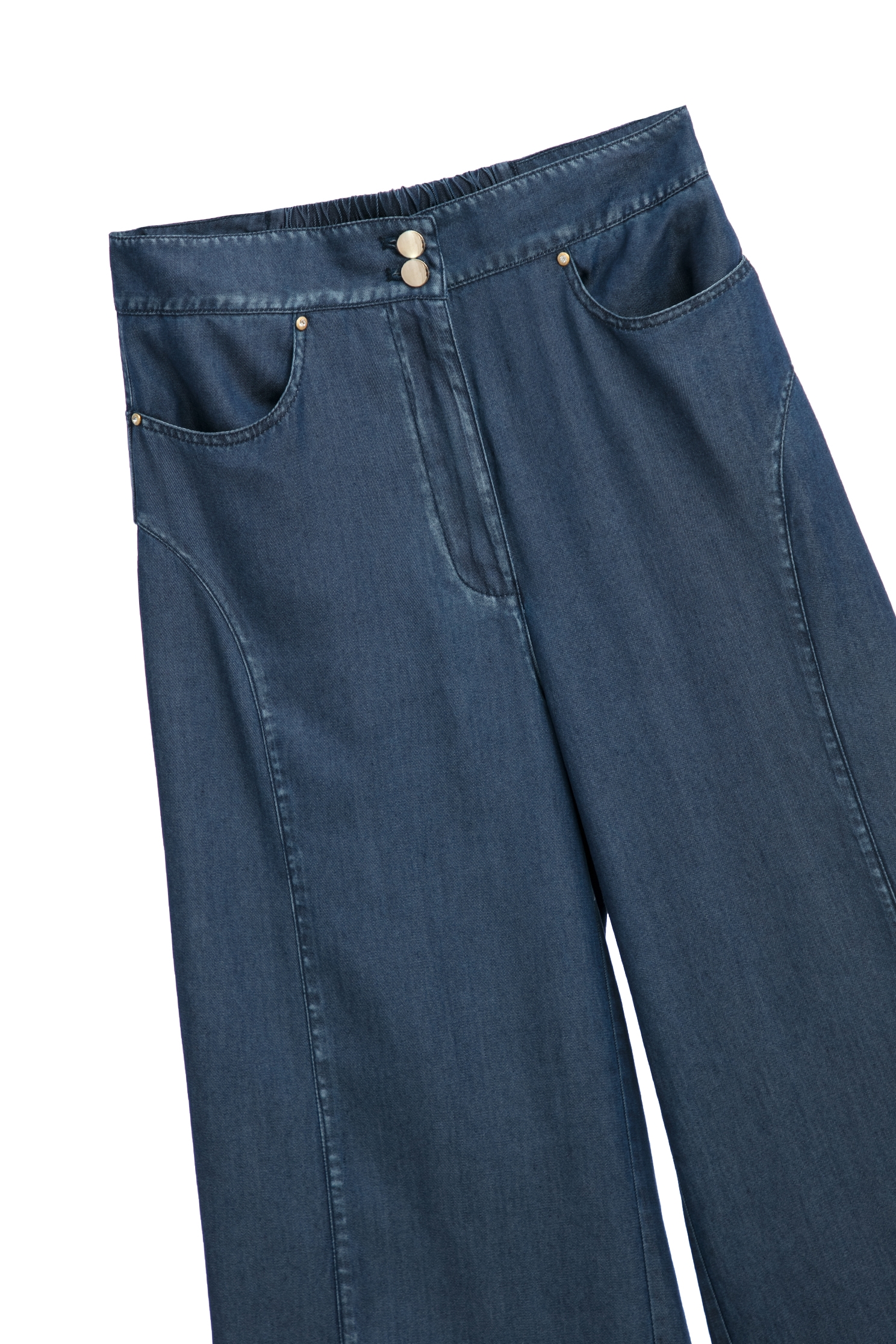 Wide Leg Soft Denim PantsWide Leg Soft Denim Pants,Season (SS) Look,Denim,Wide-leg jeans,Pants