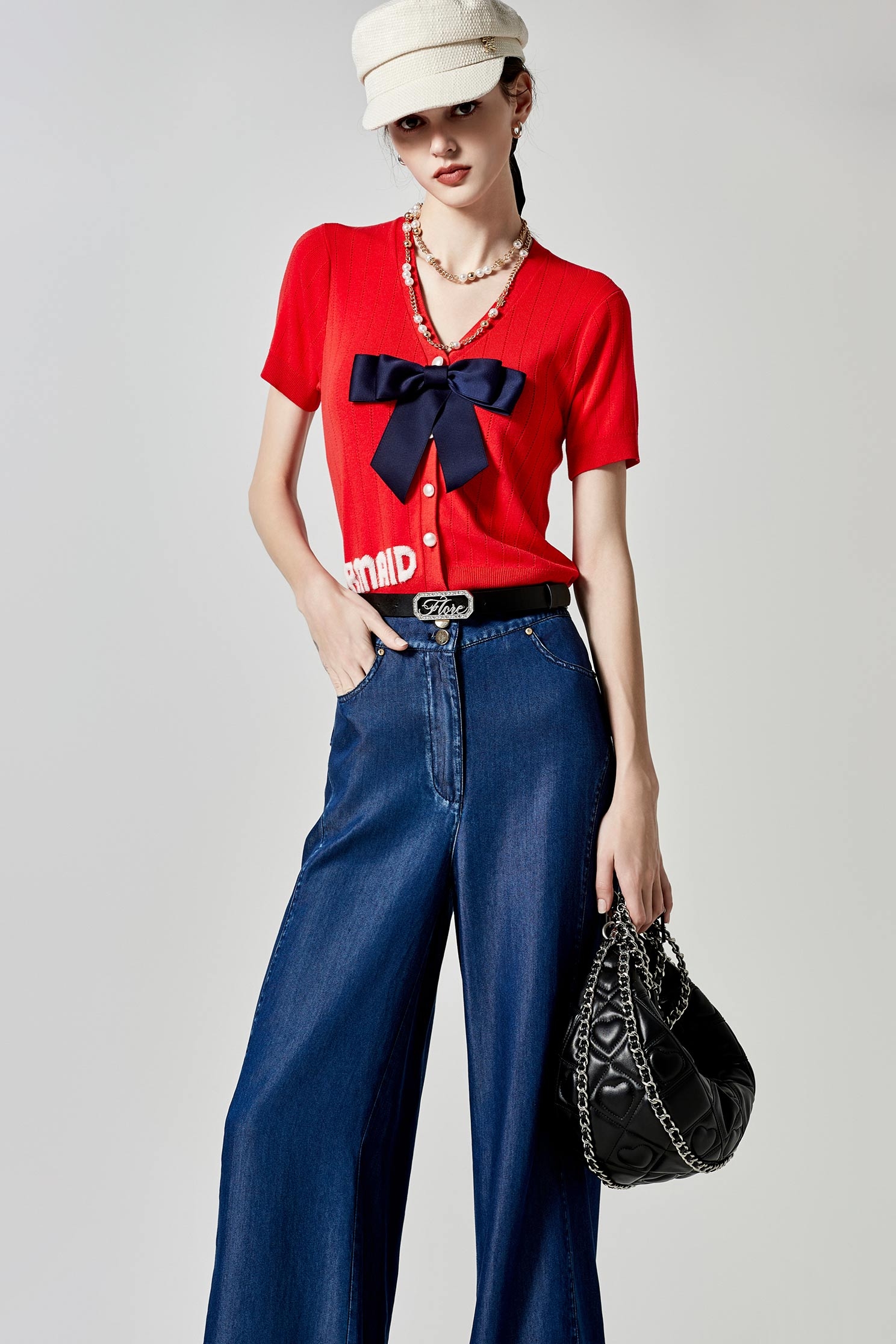 Wide Leg Soft Denim PantsWide Leg Soft Denim Pants,Season (SS) Look,Denim,Wide-leg jeans,Pants