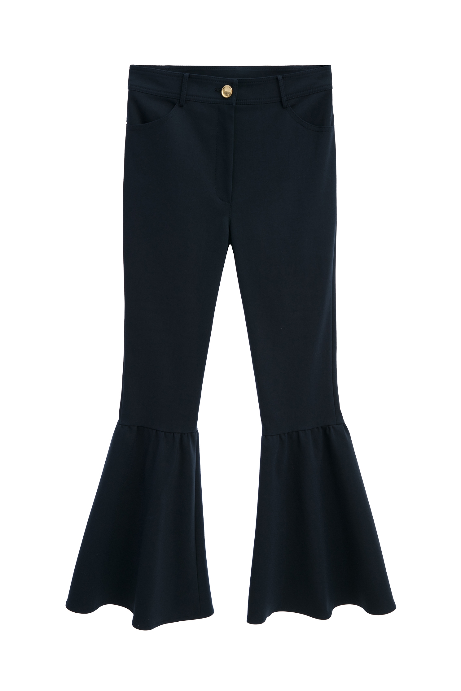 Navy Bell Bottom PantsNavy Bell Bottom Pants,Bell-bottoms,Season (SS) Look,Bell-bottoms,Pants