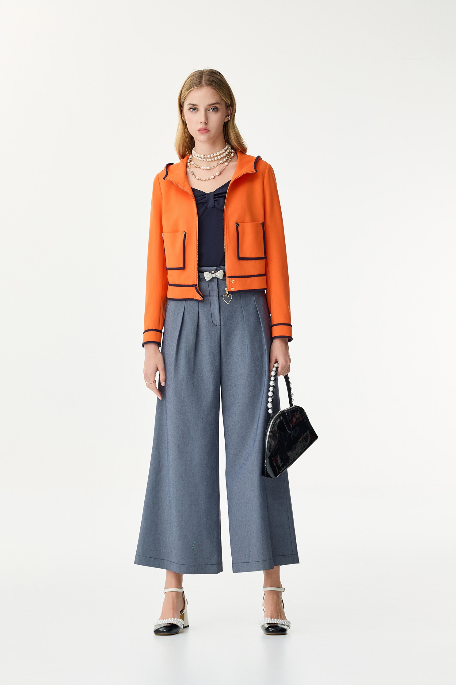 Grey Wide Leg PantsGrey Wide Leg Pants,Culottes,Season (SS) Look,Denim,Wide-leg jeans