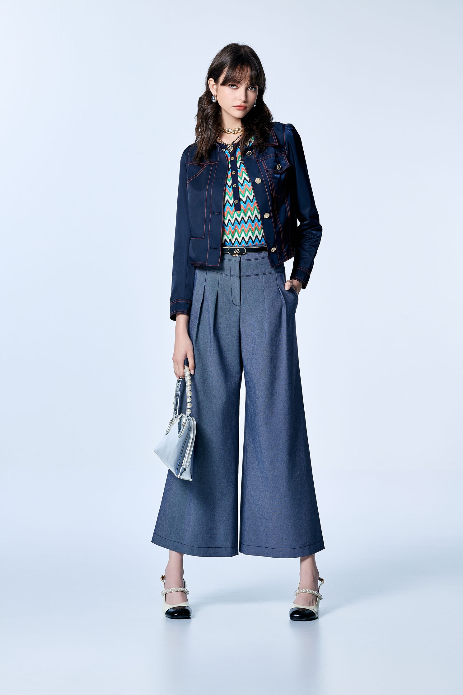 Grey Wide Leg PantsGrey Wide Leg Pants,Culottes,Season (SS) Look,Denim,Wide-leg jeans