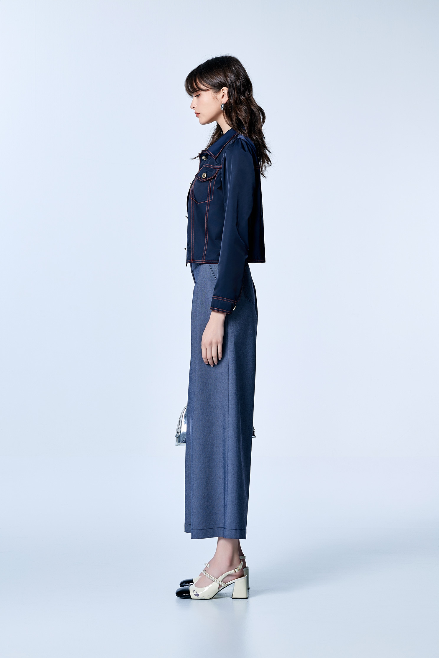 Grey Wide Leg PantsGrey Wide Leg Pants,Culottes,Season (SS) Look,Denim,Wide-leg jeans