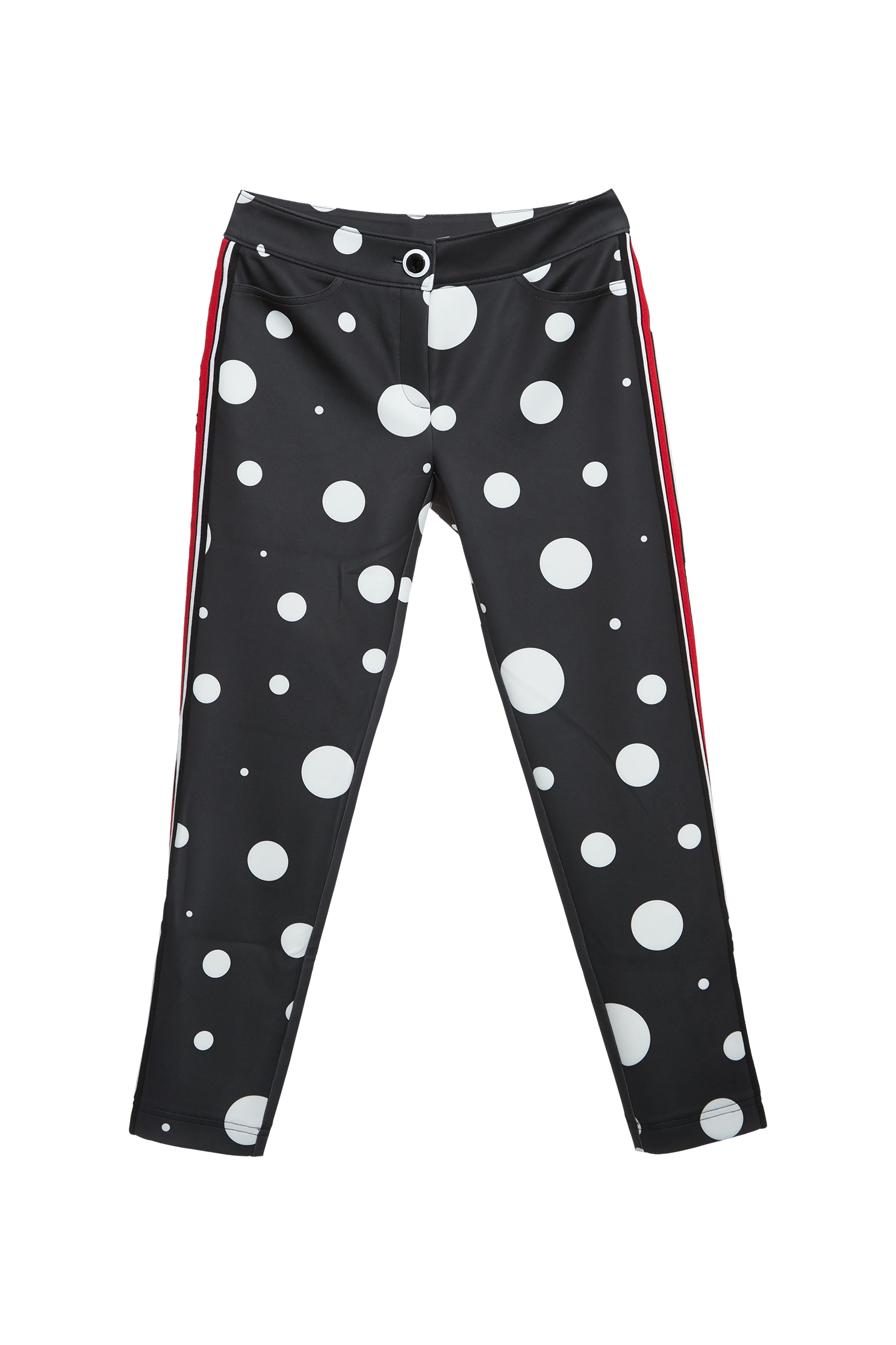 White Polka Dot Slim Fit PantsWhite Polka Dot Slim Fit Pants,Season (SS) Look,Skinny pants,Skinny pants,Pants