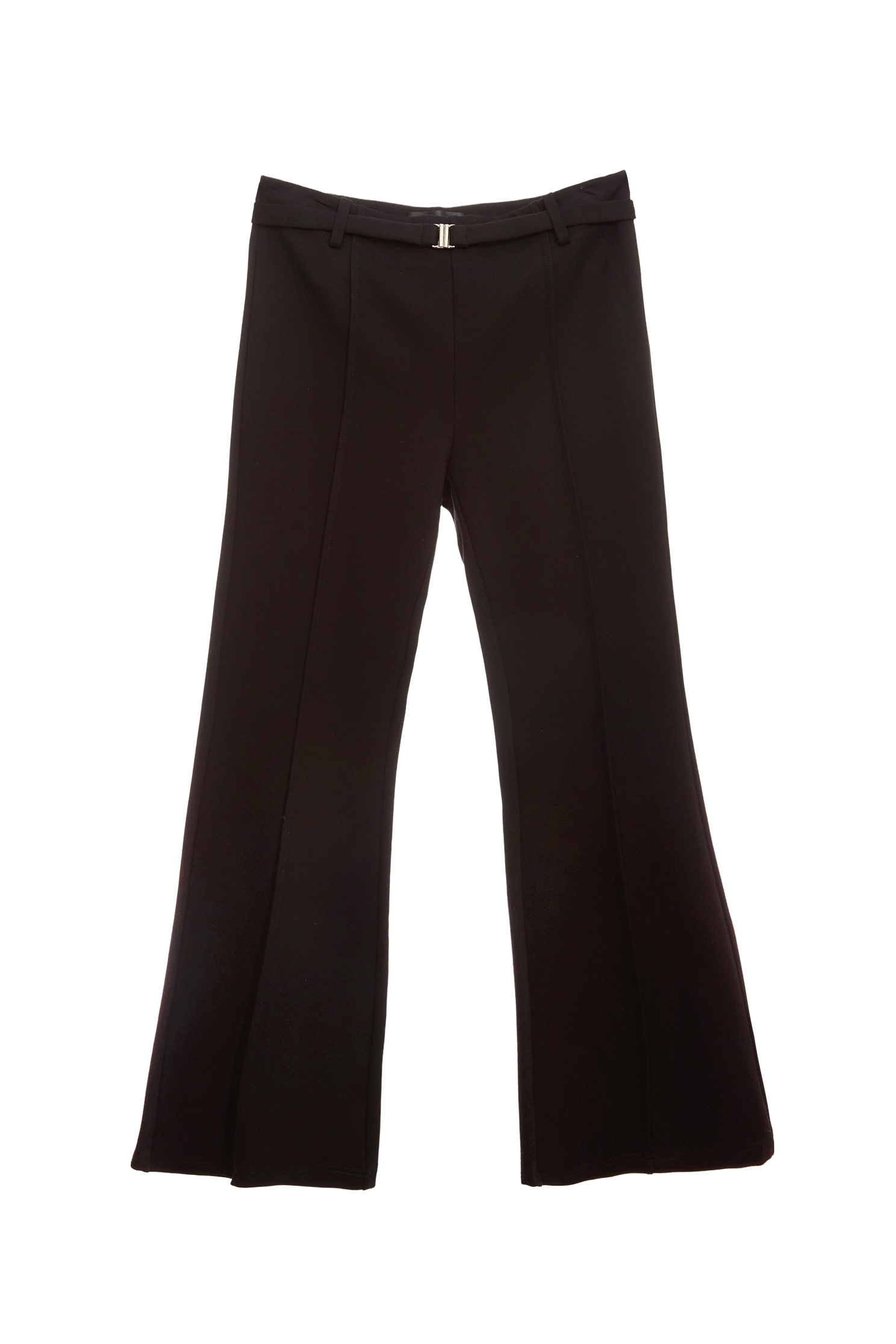 Basic Boot Leg Black PantsBasic Boot Leg Black Pants,Culottes,Season (SS) Look,Belts,Culottes,Pants