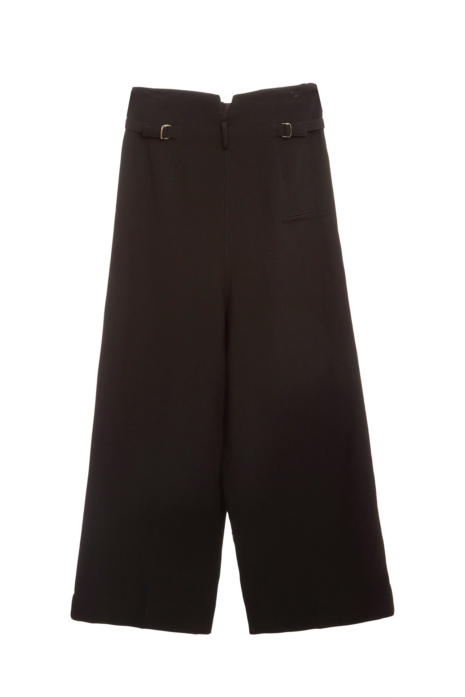 High Waist Jet Black PantsHigh Waist Jet Black Pants,Culottes,Season (SS) Look,Culottes