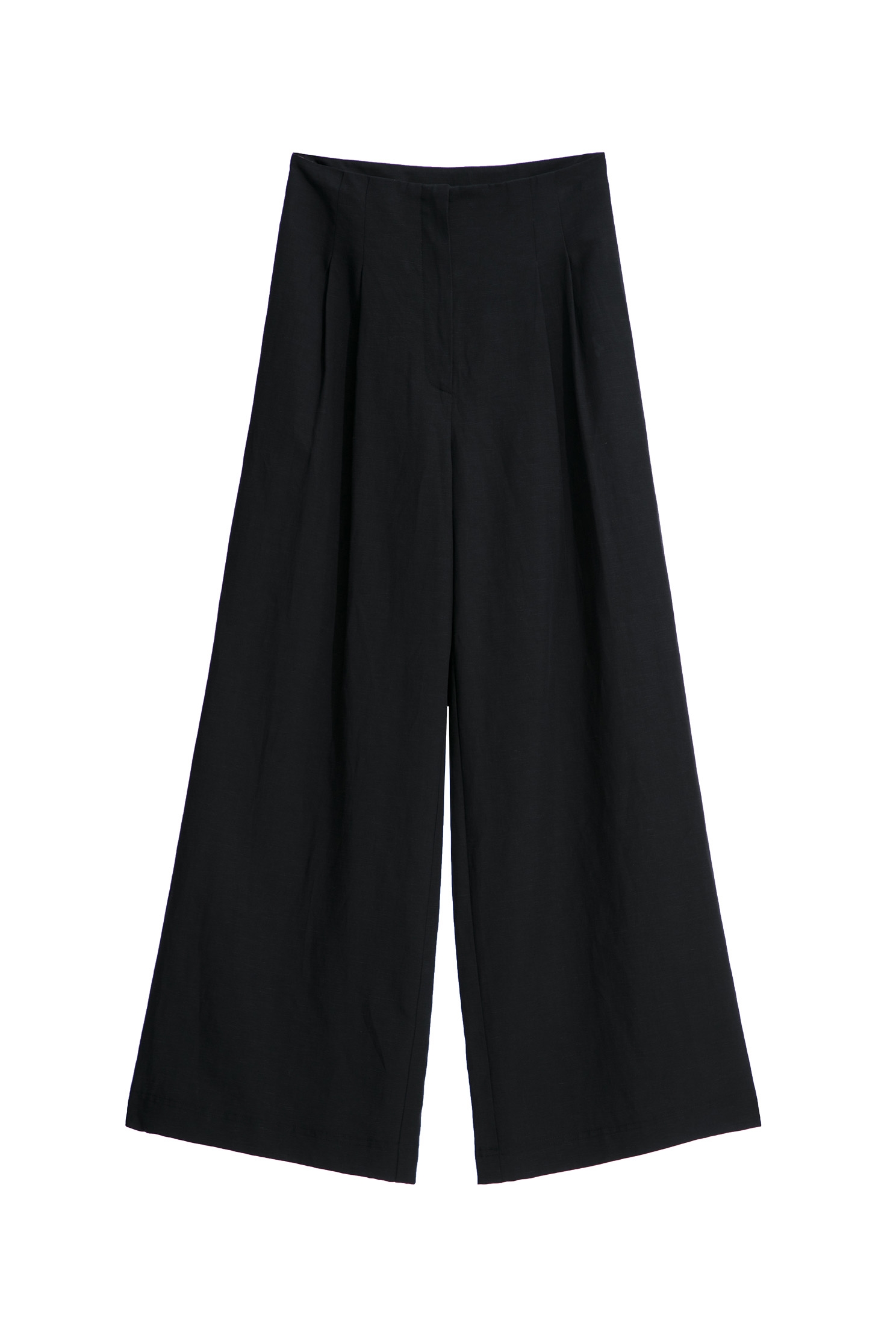 Wide Leg Linen Navy PantsWide Leg Linen Navy Pants,Culottes,Season (SS) Look,Culottes