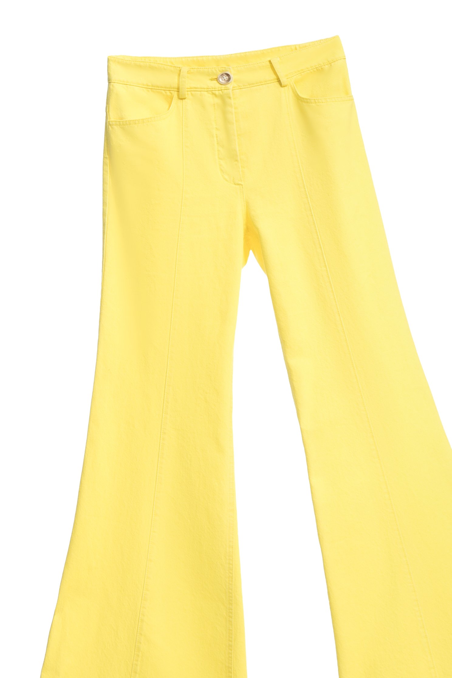 Boot Leg Yellow JeansBoot Leg Yellow Jeans,Bell-bottoms,Season (SS) Look,Denim,Jeans,Bell-bottoms