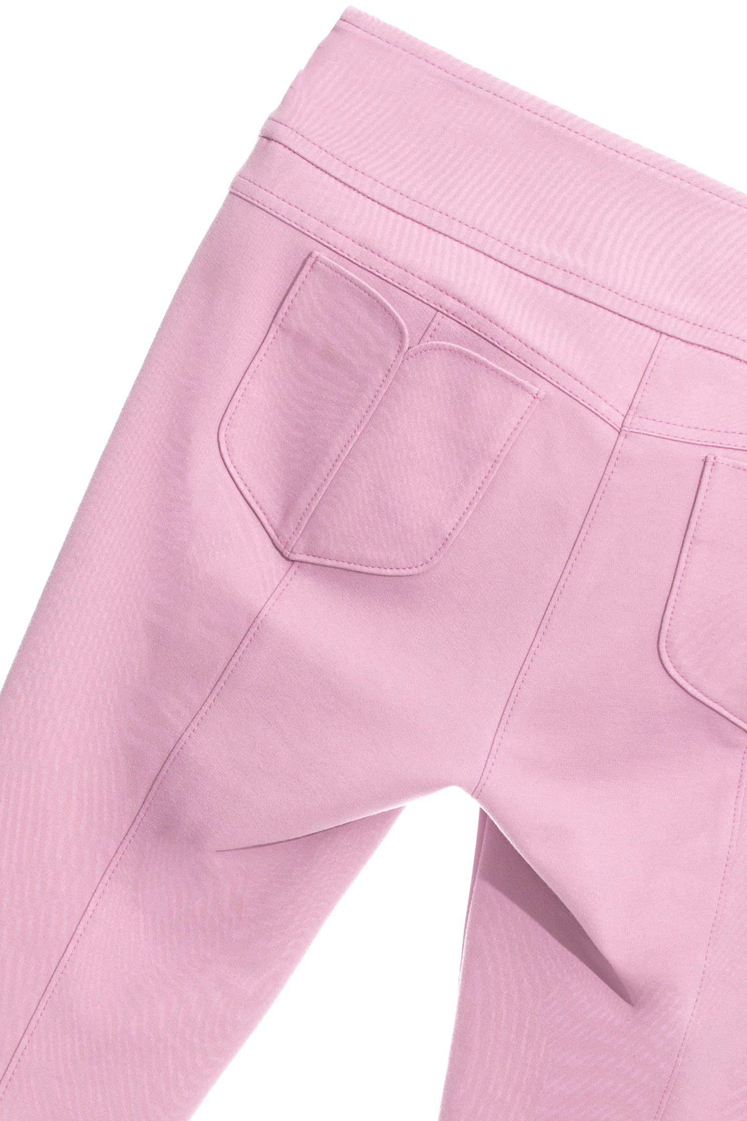 Pink Splicing Skinny PantsContrast pink pants,Season (AW) Look,Skinny pants,Valentine,Skinny pants