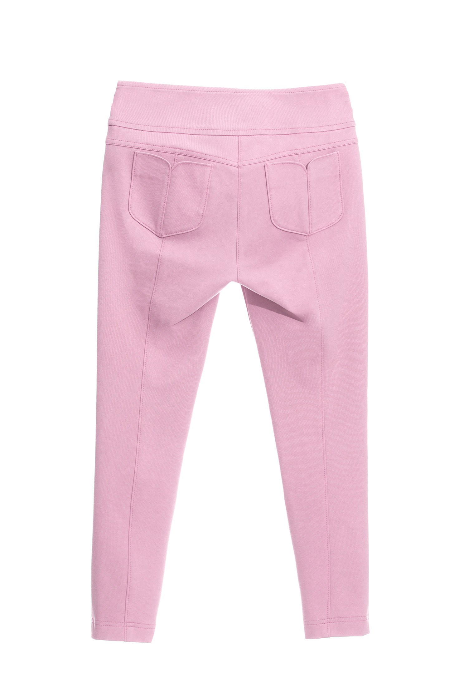 Pink Splicing Skinny PantsContrast pink pants,Season (AW) Look,Skinny pants,Valentine,Skinny pants