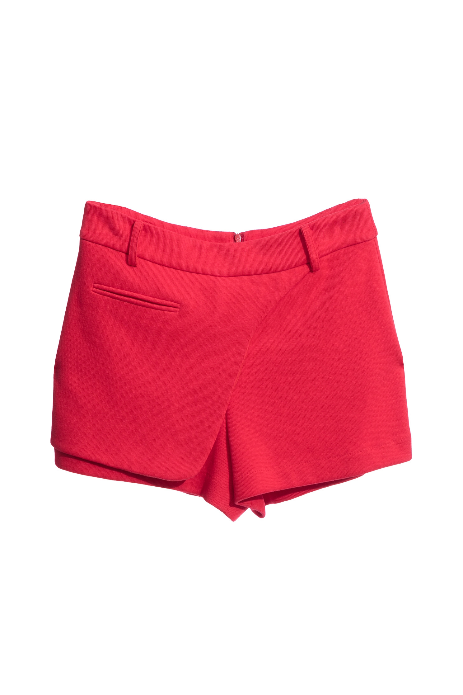 Red Overlap SkortsRed Overlap Skorts,Shorts,Season (AW) Look