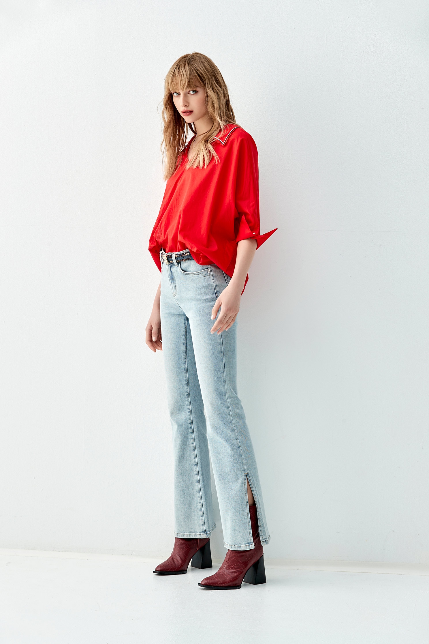 Basic Boot Leg JeansBasic Boot Leg Jeans,Bell-bottoms,Denim,Jeans,Season (AW) Look,Bell-bottoms