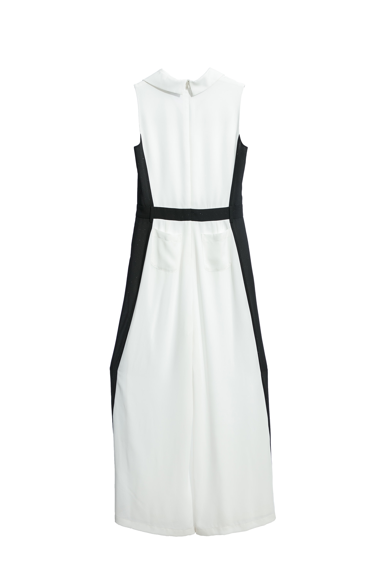 Sleeveless Contrast JumpsuitSleeveless Contrast Jumpsuit,Season (AW) Look,Jumpsuits,Pants