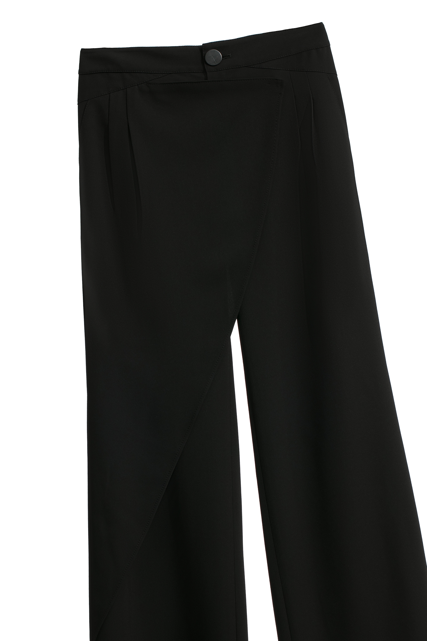 Asymmetric Layer Smart PantsAsymmetric Layer Smart Pants,Culottes,Season (SS) Look,Culottes