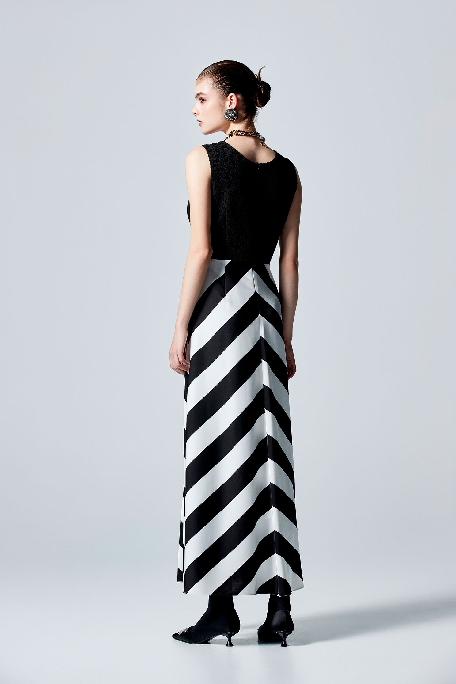 Sleeveless Stripe Print Maxi DressSleeveless Stripe Print Maxi Dress,Dresses,Season (SS) Look,Stripe,Maxi dresses