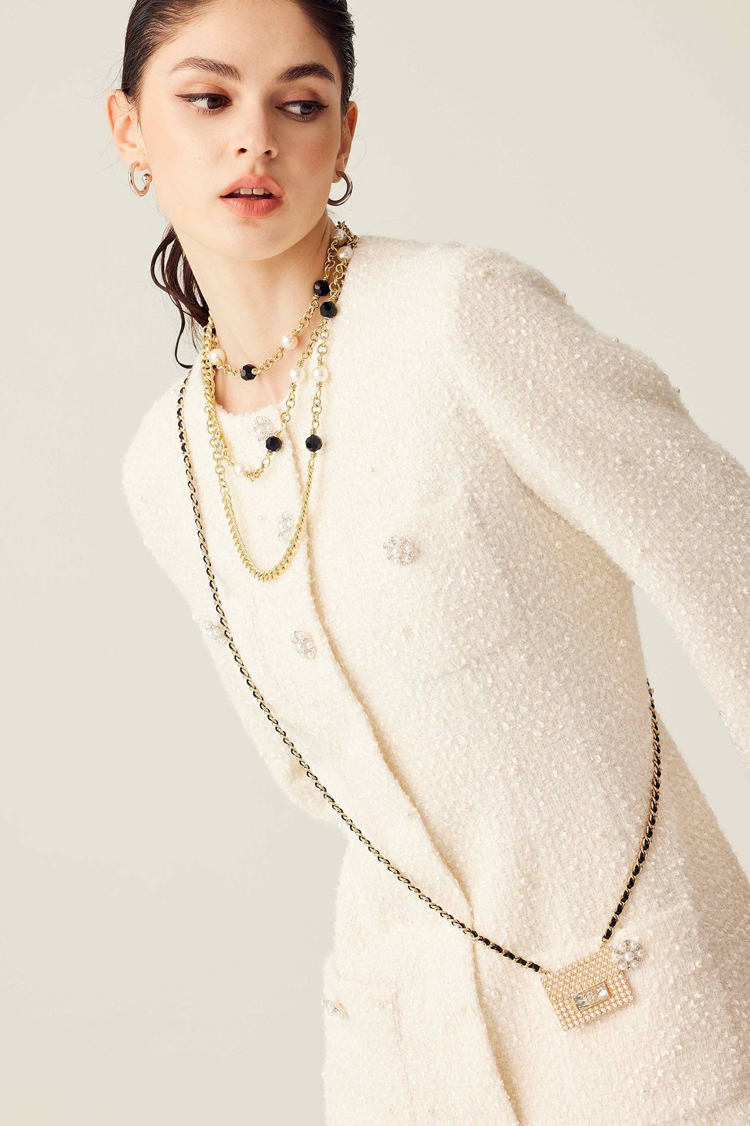 Cream Colour Pearl Coat DressCream Colour Pearl Coat Dress,Dresses,Season (SS) Look,pearl