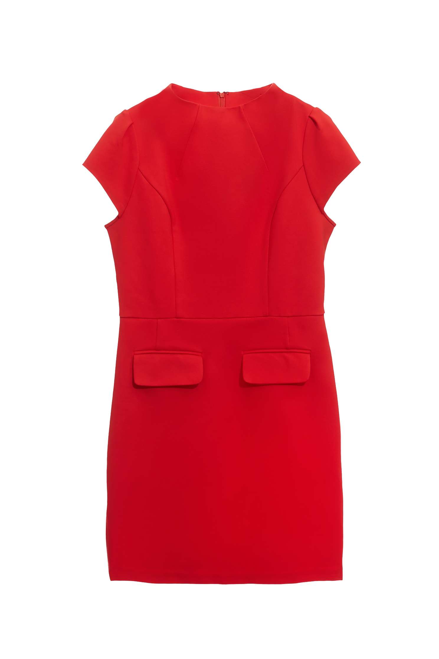 Chilli Red Fitted DressChilli Red Fitted Dress,Dresses,Season (AW) Look