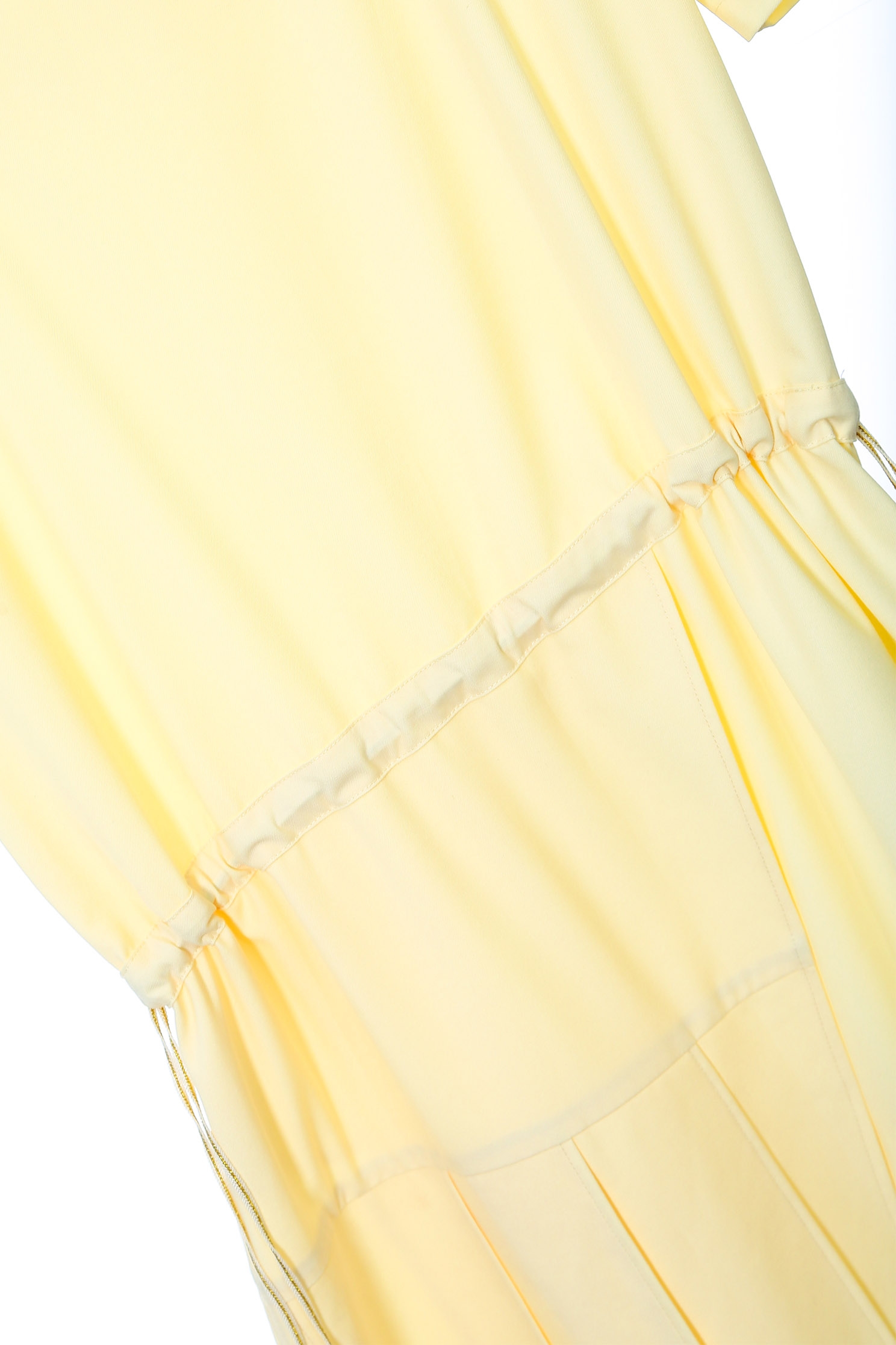 Basic Short Sleeve DressDress with asymmetrical waistline drawstring,Dresses,Season (SS) Look
