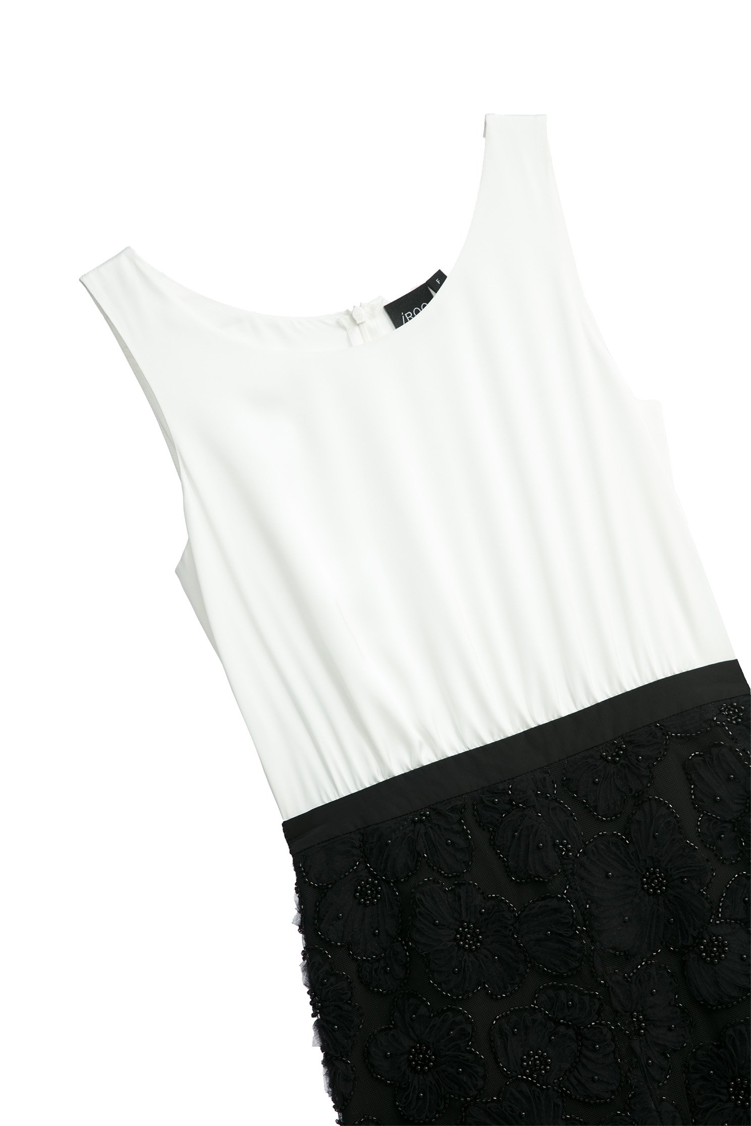 Sleeveless Black White Contrast DressSleeveless Black White Contrast Dress,Dresses,Season (SS) Look,Sleeveless dresses