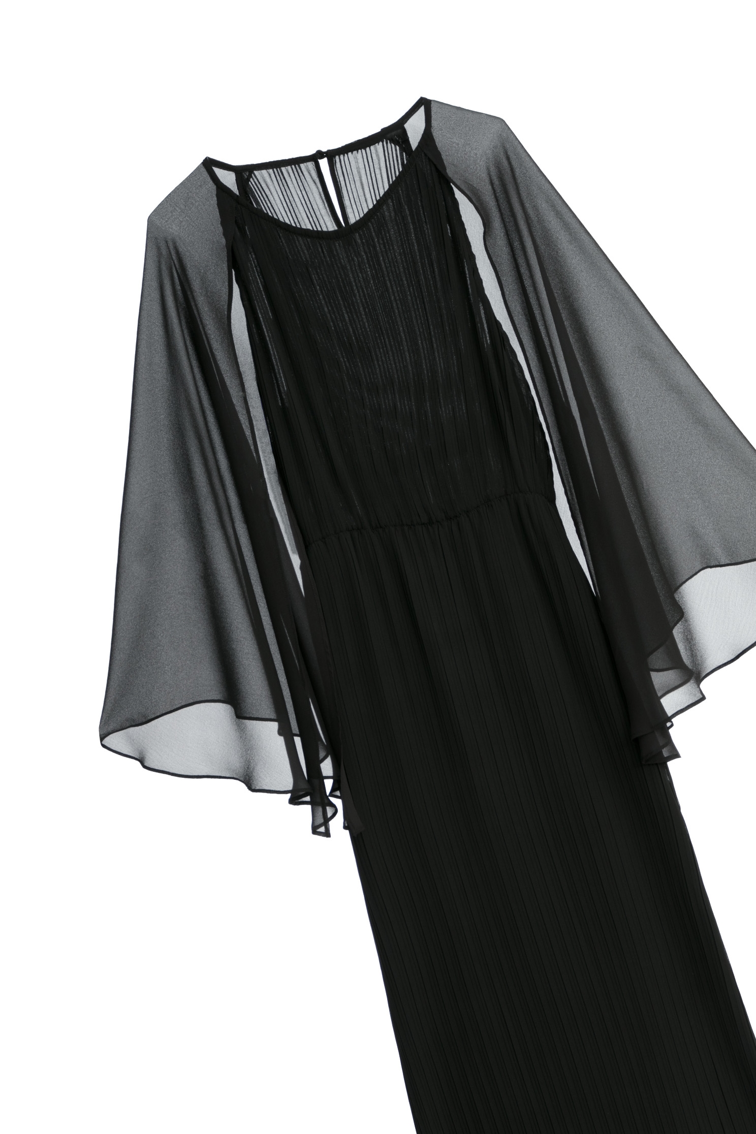 Full Pleated Shawl DressFull Pleated Shawl Dress,Dresses,Season (SS) Look,Maxi dresses,Chiffon