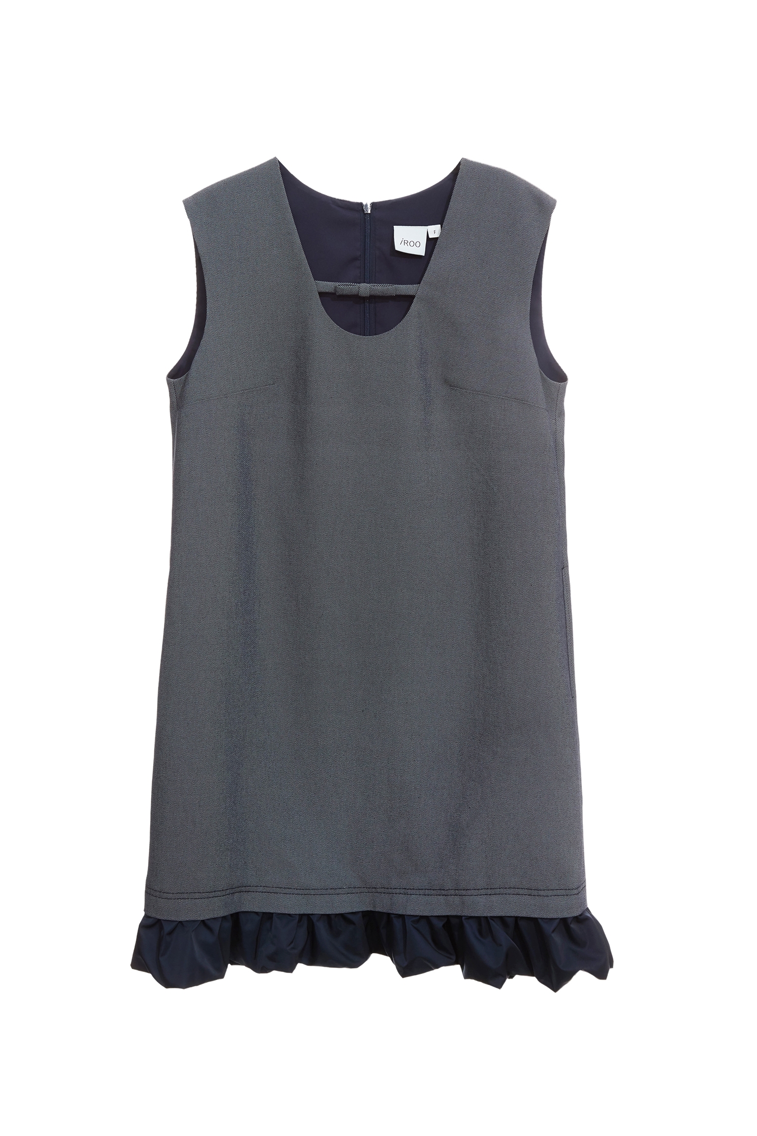 Sleeveless Grey Denim DressSleeveless Grey Denim Dress,U-neck dresses,Season (SS) Look,Denim