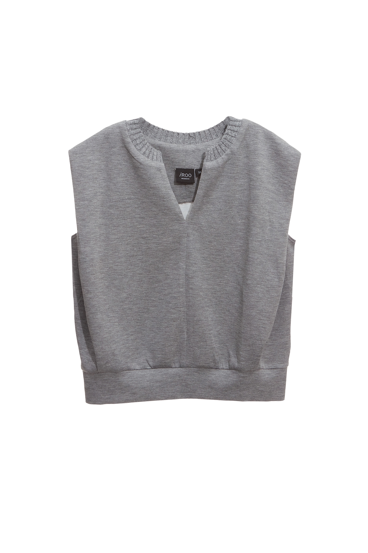 V-neck Grey VestV-neck Grey Vest,sleeveless tops,Tops,Season (SS) Look,sleeveless tops,sleeveless tops