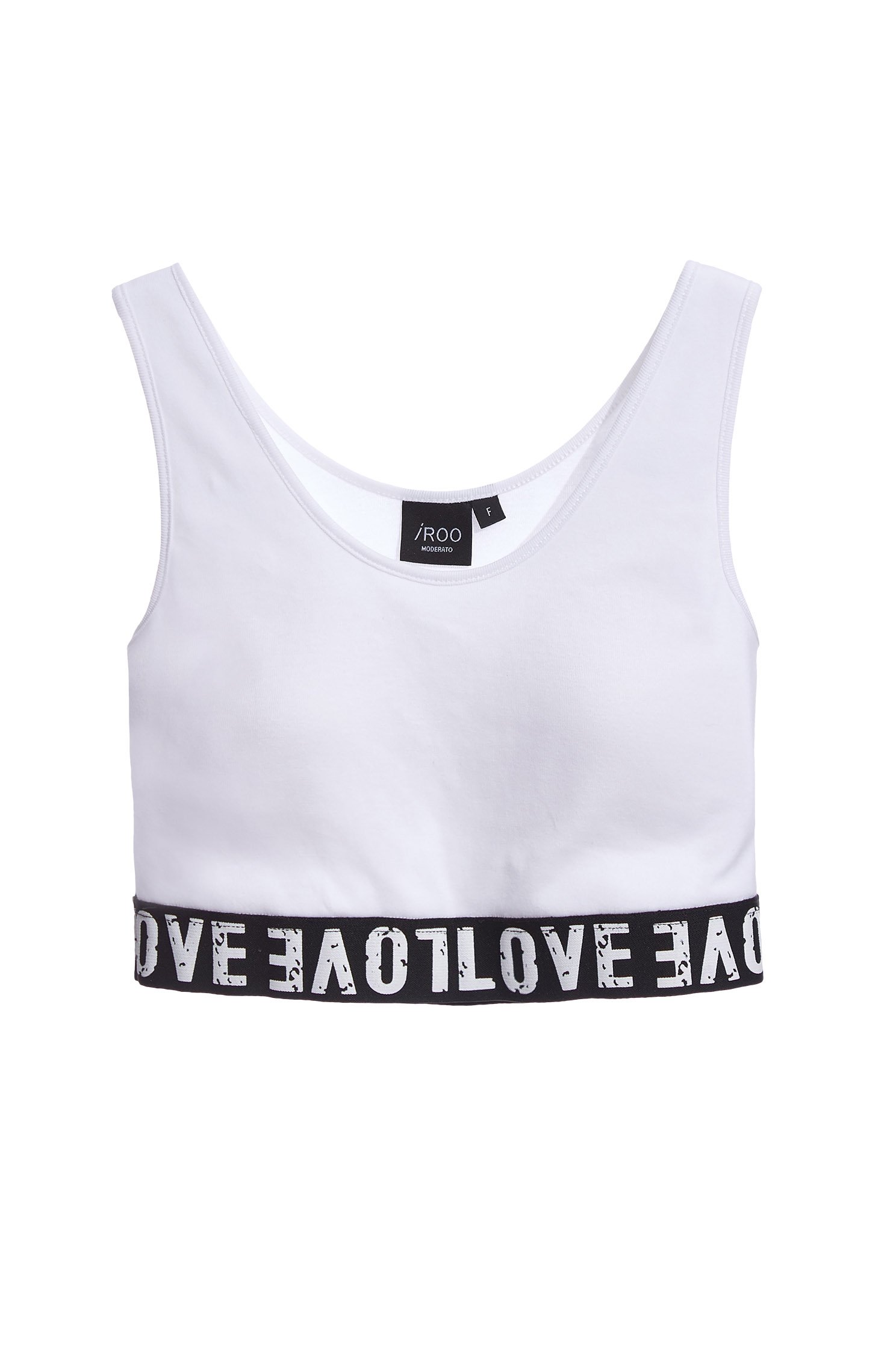 Printed Slogan Crop Tank TopSports bra with wide strips,sleeveless tops,Season (SS) Look,sleeveless tops,Athleisure