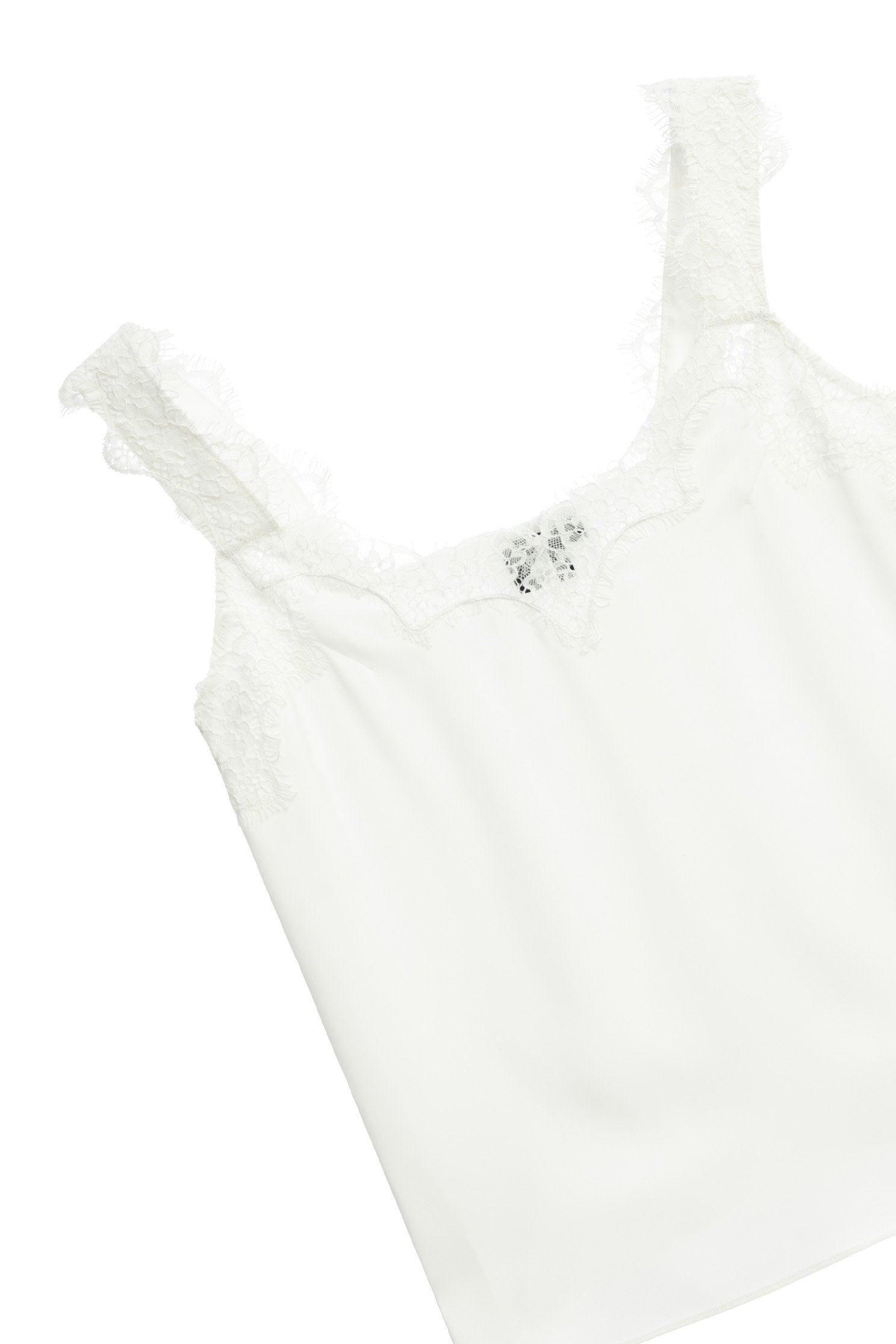 Lace Detail White Tank TopLace Detail White Tank Top,sleeveless tops,Under shirts,Season (SS) Look,sleeveless tops,Lace