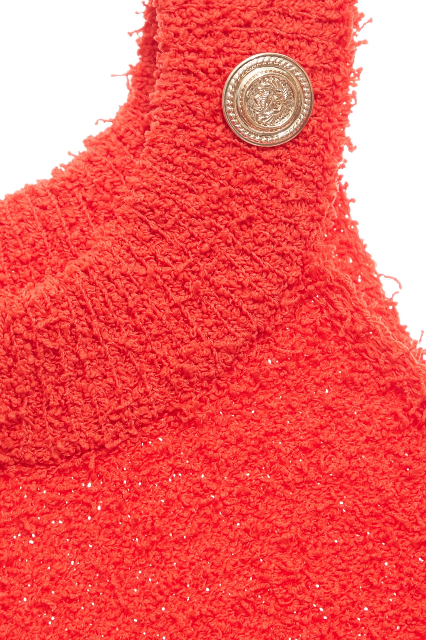 Chilli Red Halter Neck Knit VestChilli Red Halter Neck Knit Vest,Season (SS) Look,sleeveless tops,Knitted,Knitted tops