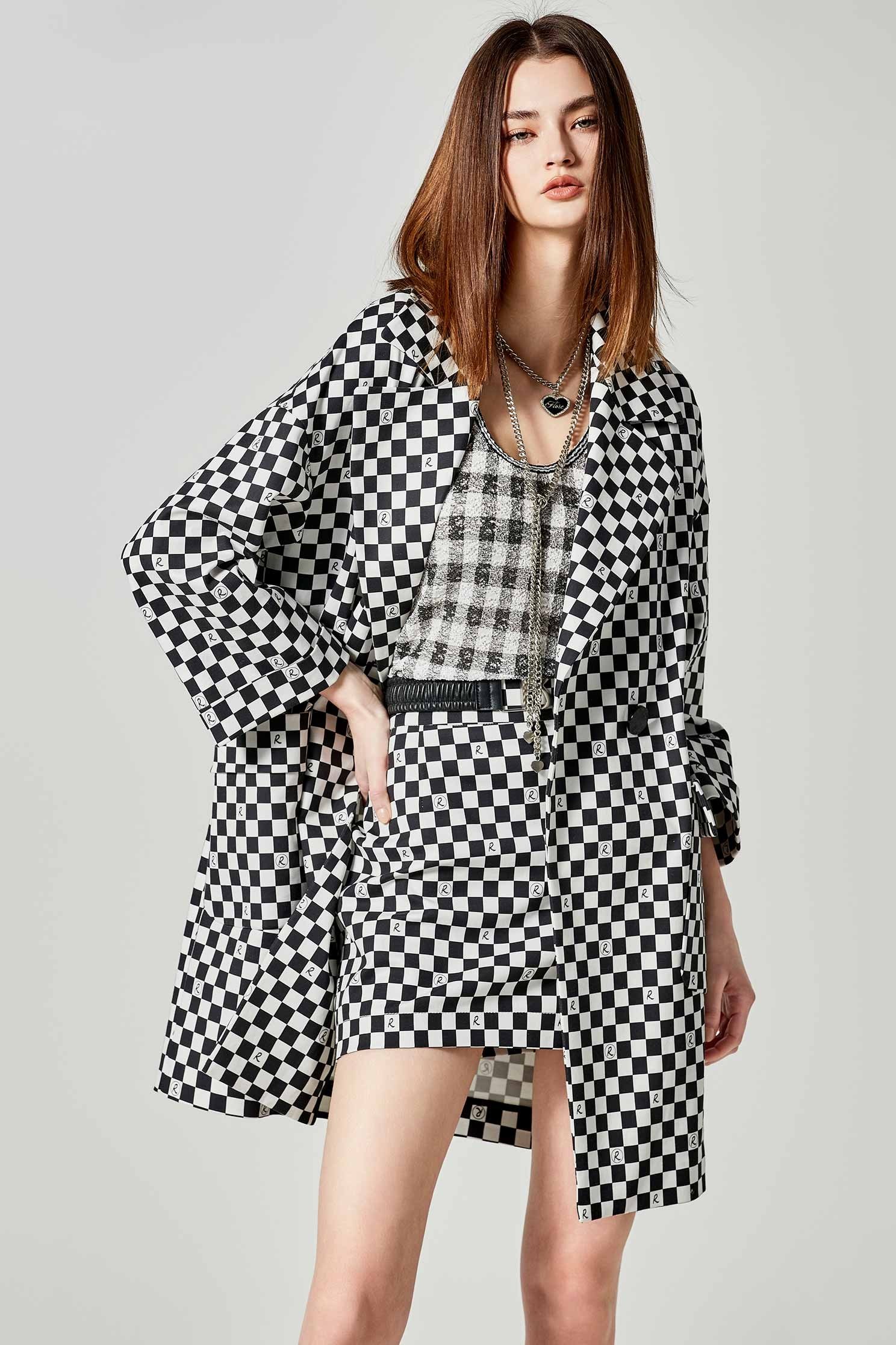 U-neckline Checkered Tank TopU-neckline Checkered Tank Top,sleeveless tops,Tops,Season (SS) Look,Plaid,sleeveless tops,sleeveless tops,Lace