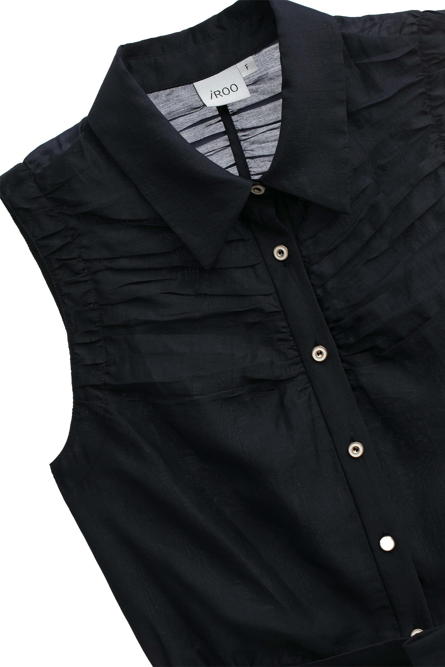 Navy Button Front VestNavy Button Front Vest,sleeveless tops,Tops,Season (SS) Look