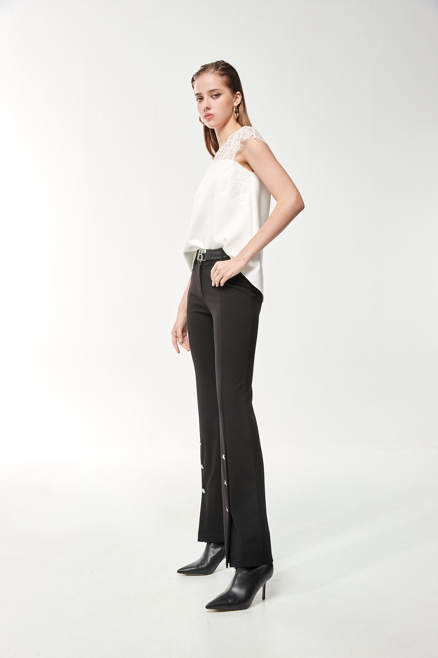 A-Line Lace Detail TopA-Line Lace Detail Top,Tops,sleeveless tops,Season (AW) Look,sleeveless tops,Lace