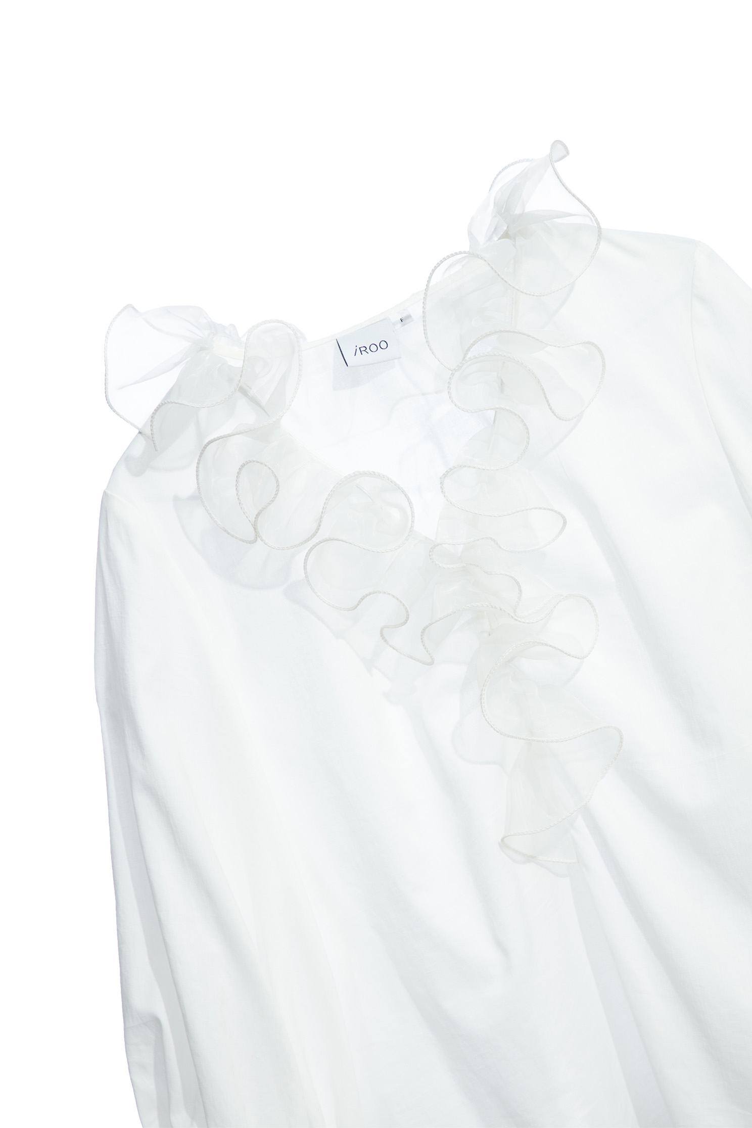 V-neck Ruffle Detail TopV-neck Ruffle Detail Top,Tops,Season (AW) Look