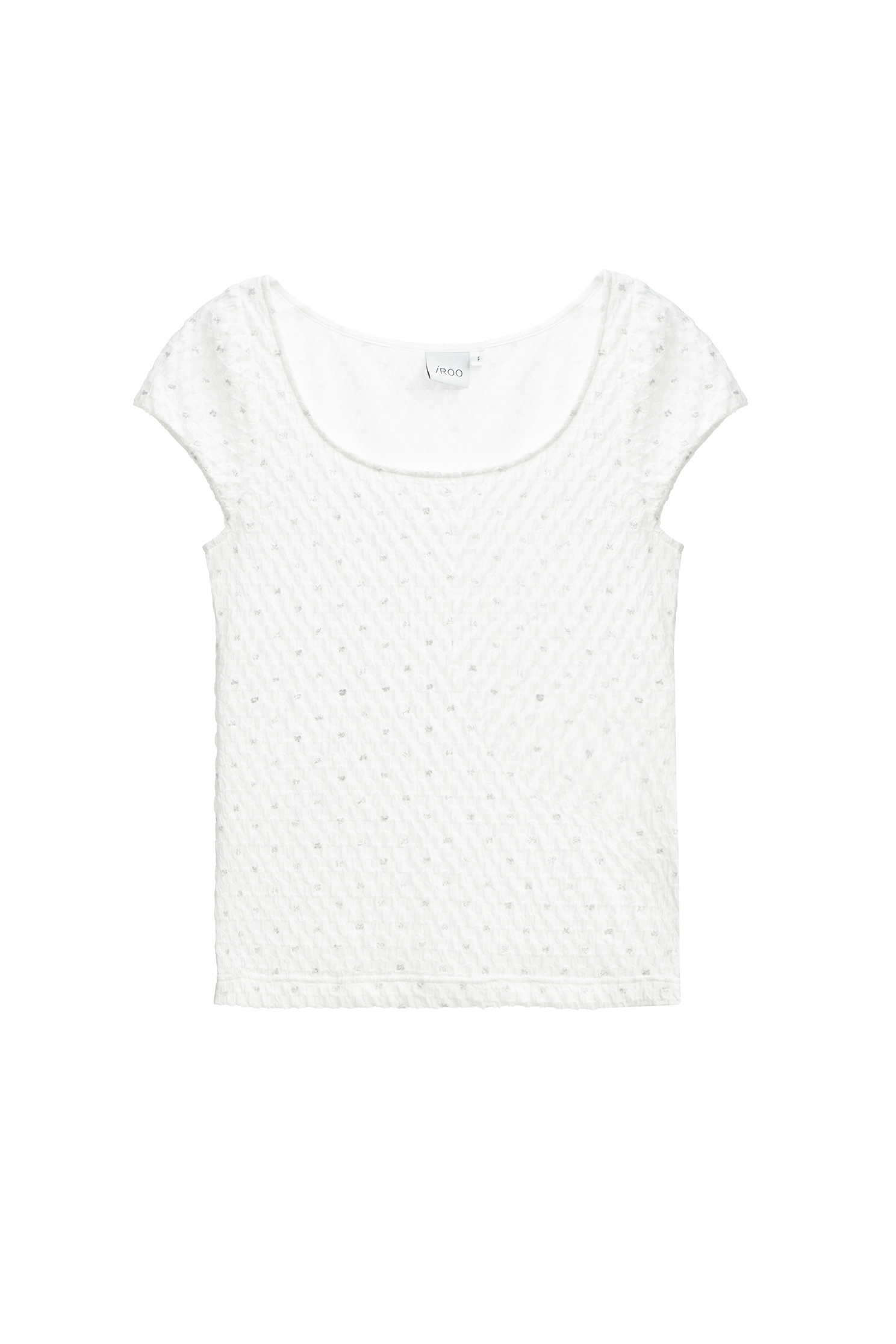 Short Sleeve Textured TopShort Sleeve Textured Top,T-shirts,Tops,Season (SS) Look