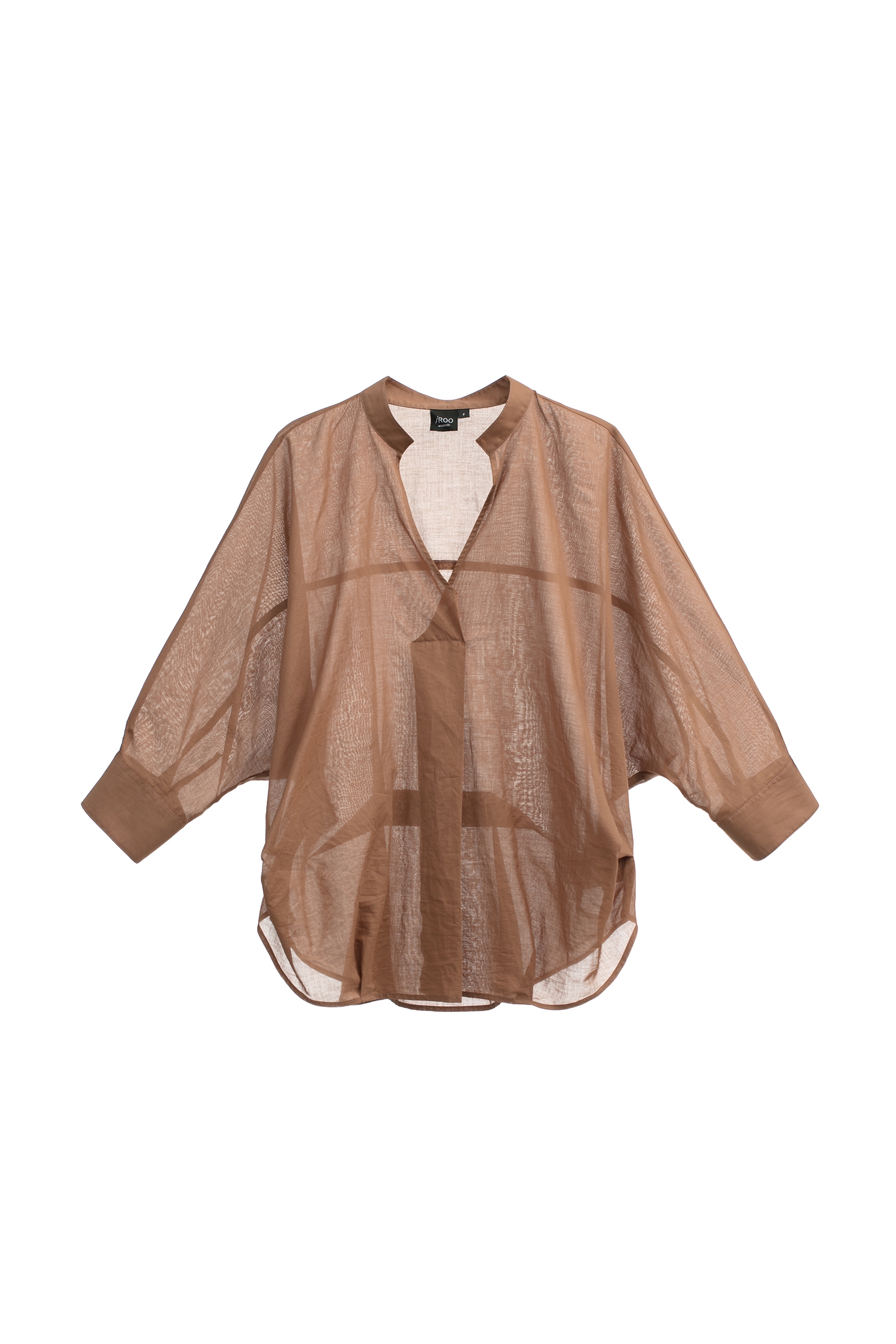 V-neck Caramel Oversize BlouseV-neck Caramel Oversize Blouse,Season (SS) Look,Blouses