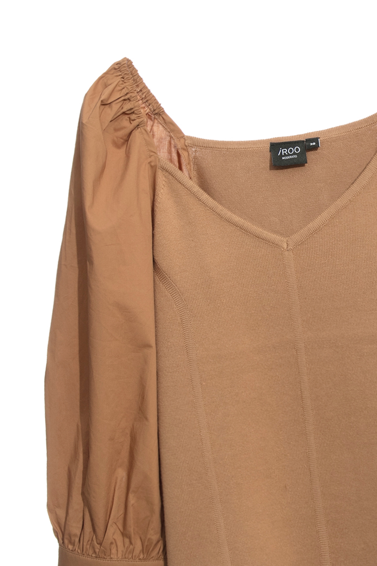 Wide V-neck Crop Knit TopWide V-neck Crop Knit Top,Tops,Season (SS) Look,Blouses,Knitted,Knitted tops,Knitted tops