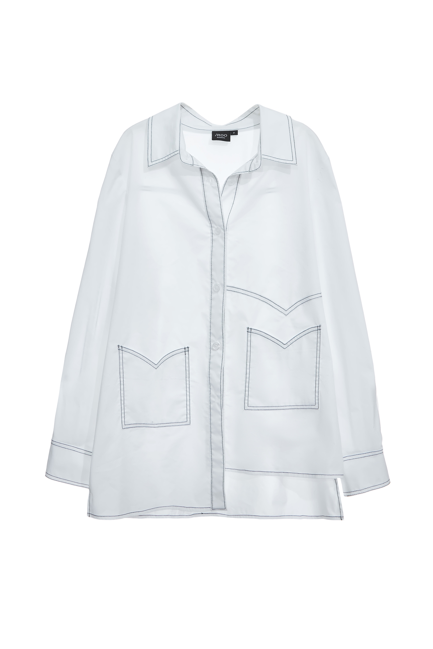 Stitching Detail Long Sleeve BlouseStitching Detail Long Sleeve Blouse,Office Looks,Season (SS) Look,Blouses,Long shirts