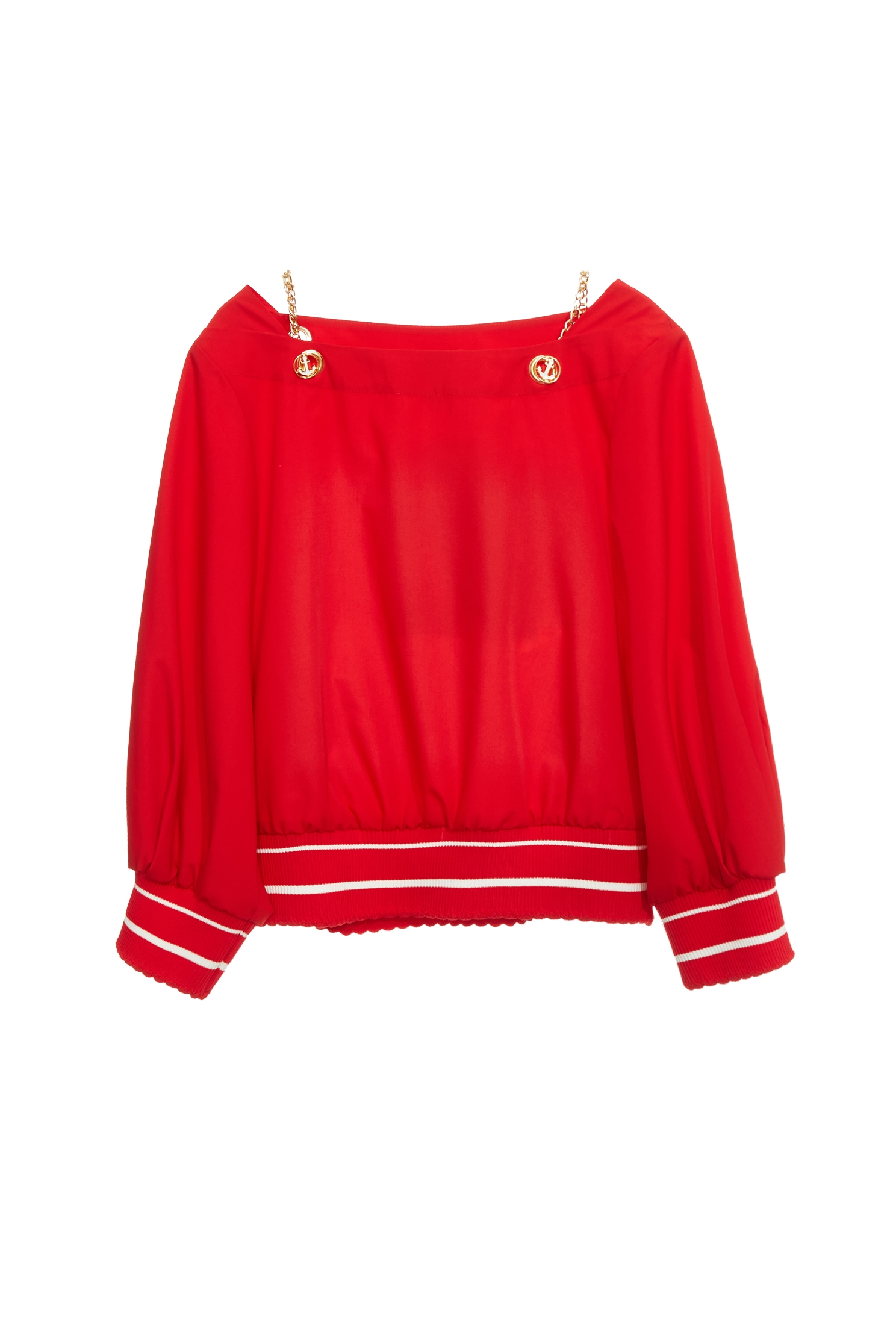 Chain Strap Chilli Red TopChain Strap Chilli Red Top,Office Looks,Tops,Season (SS) Look