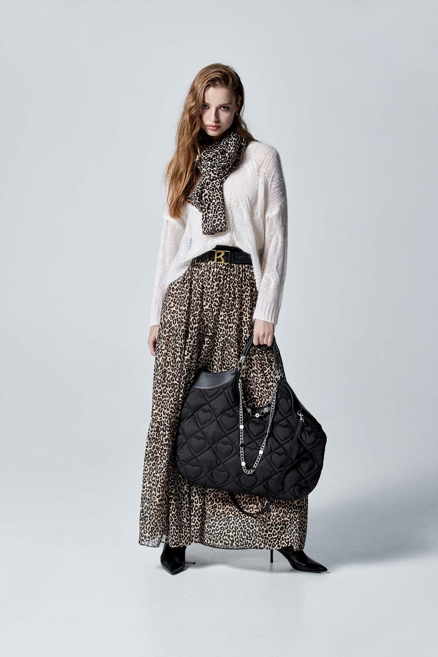 Cable Knit Pattern Long Sleeve TopCable Knit Pattern Long Sleeve Top,Tops,Season (AW) Look,Knitted,Knitted tops