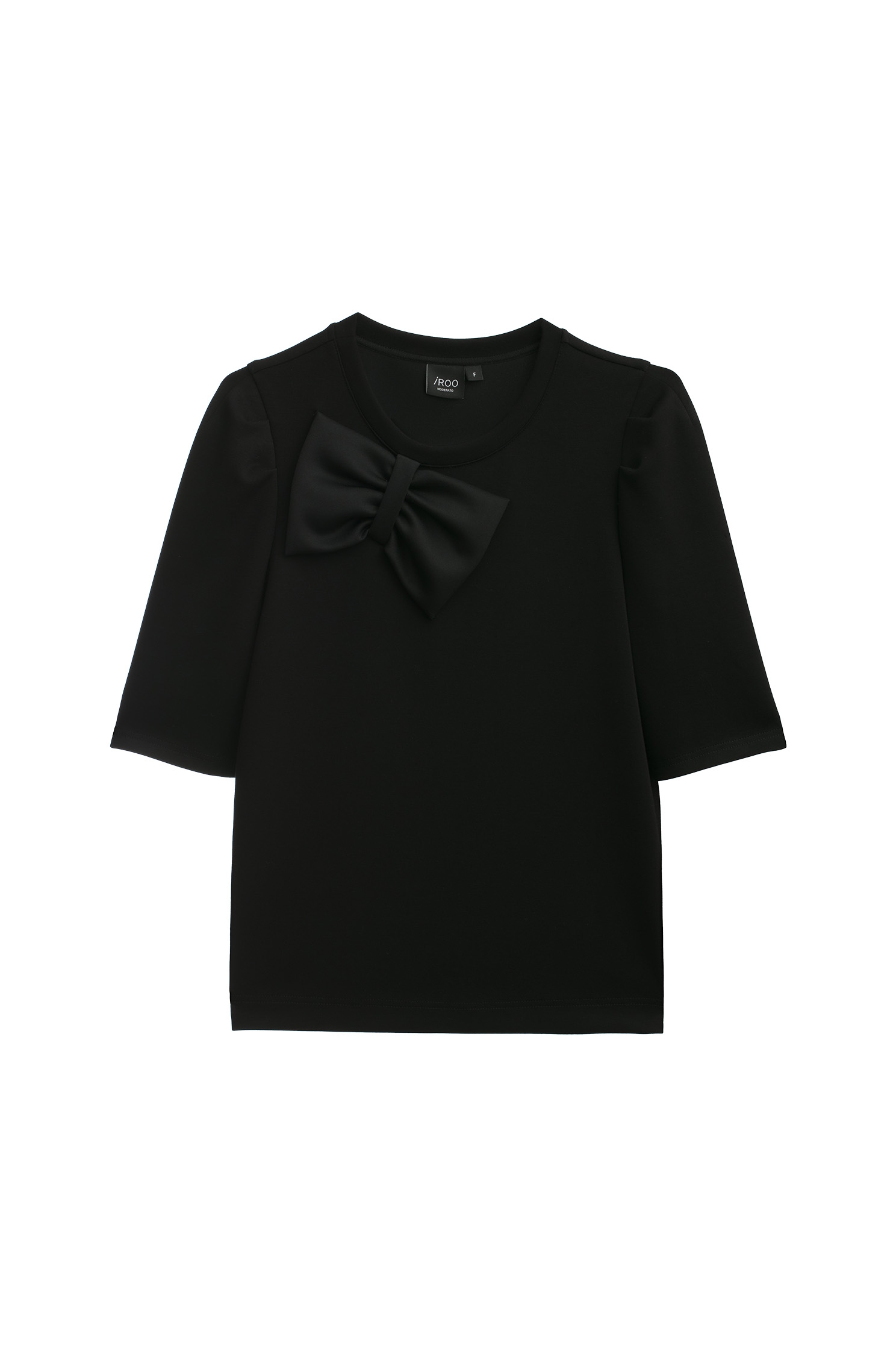 Bow Detail Black Top天使黑蝴蝶結單品上衣,Tops,Season (AW) Look,bows