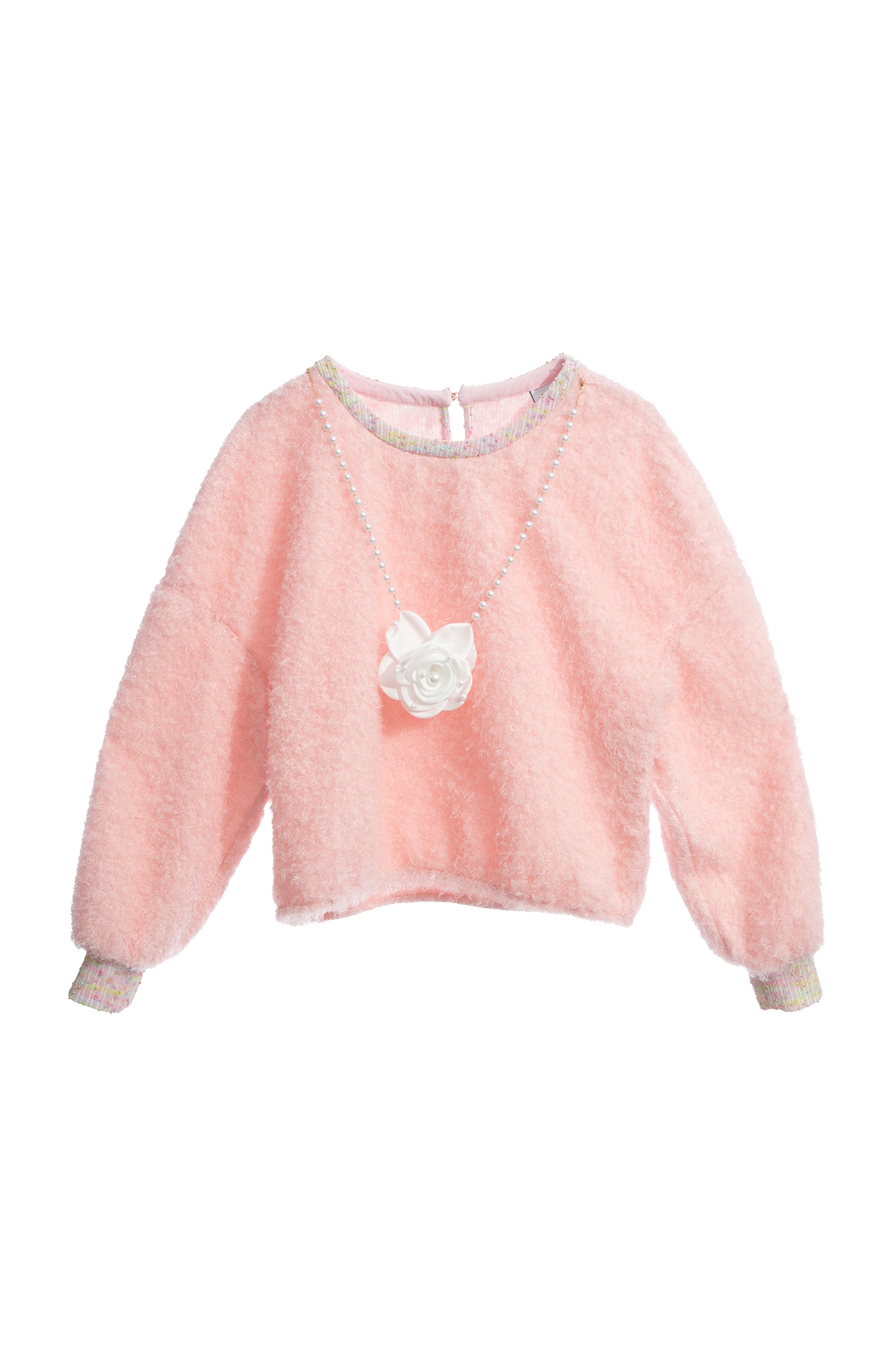 Long Sleeve Fuzzy Pink TopLong Sleeve Fuzzy Pink Top,Tops,pearl,Season (AW) Look