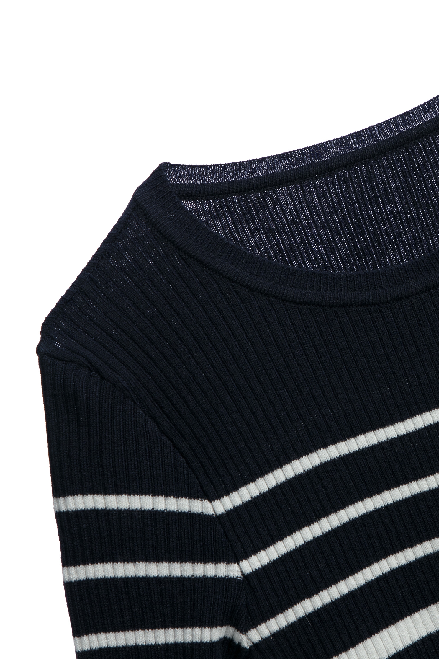 Long Sleeve Stripe Knit TopLong Sleeve Stripe Knit Top,Tops,Stripe,Season (AW) Look,Knitted,Knitted tops