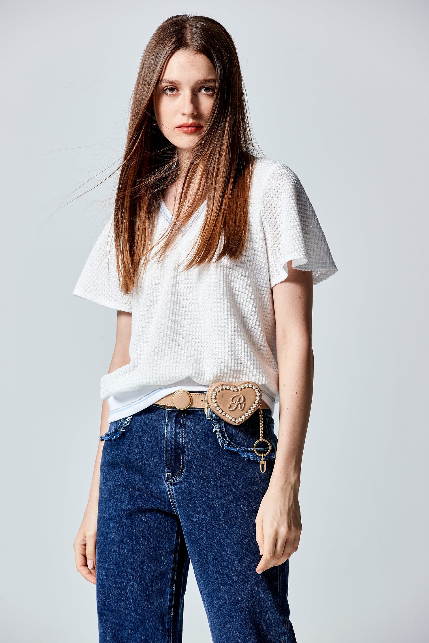 Short Sleeve Textured TopShort Sleeve Textured Top,Tops,Short sleeve tops,Season (AW) Look