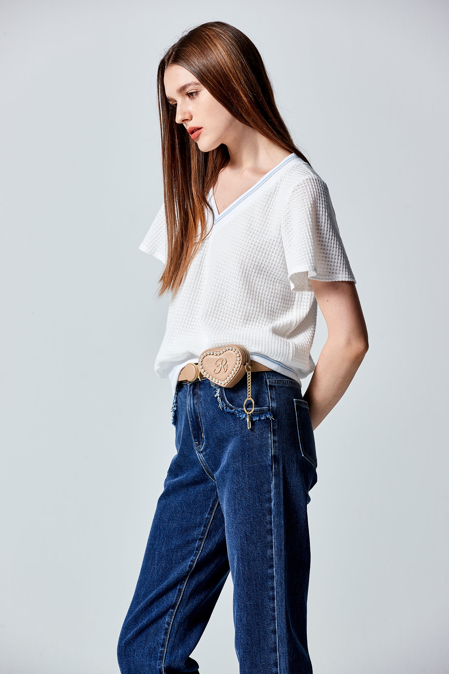 Short Sleeve Textured TopShort Sleeve Textured Top,Tops,Short sleeve tops,Season (AW) Look