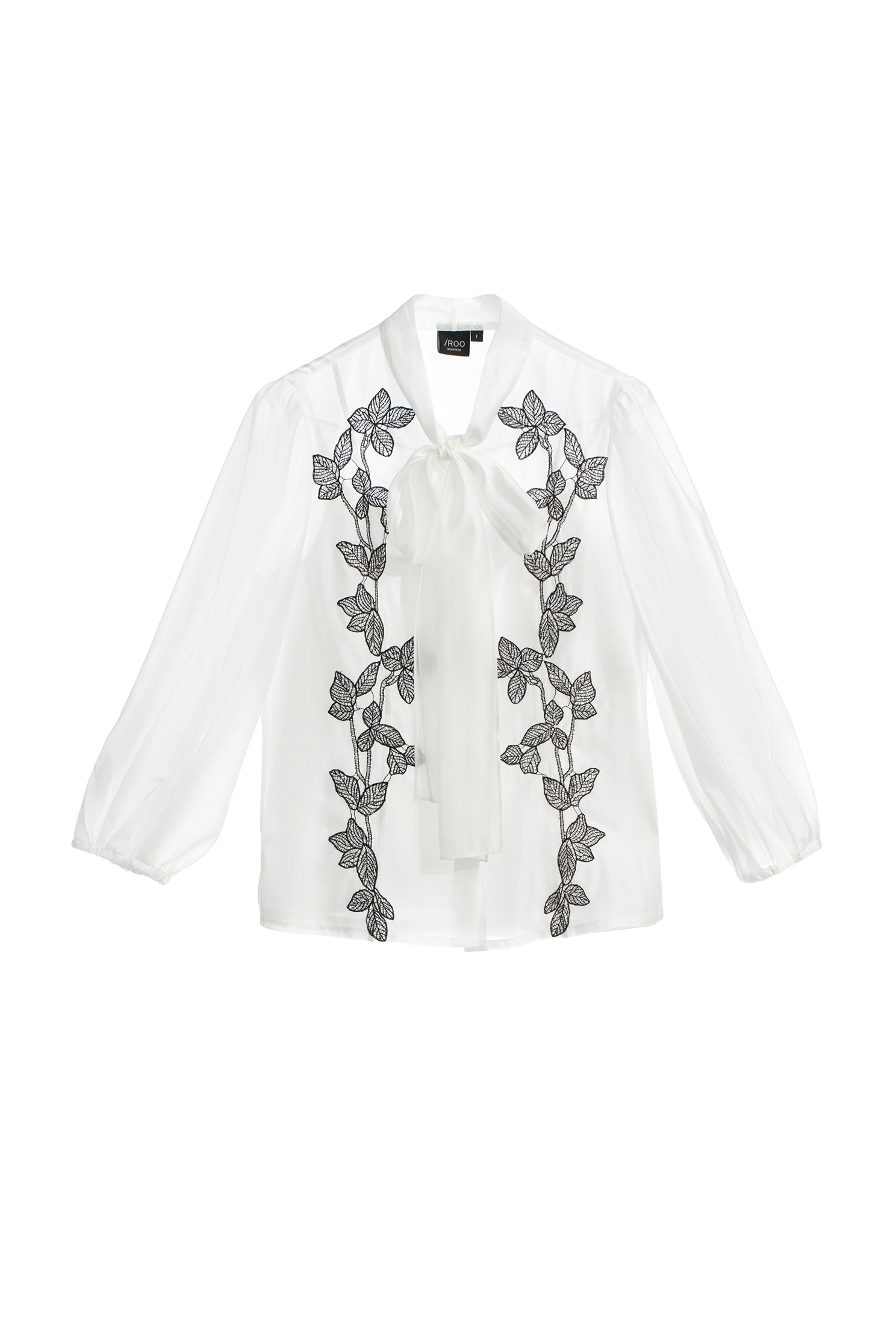 Contrast Floral Lace Bow Collar BlouseContrast Floral Lace Bow Collar Blouse,Tops,Under shirts,Season (AW) Look,Lace