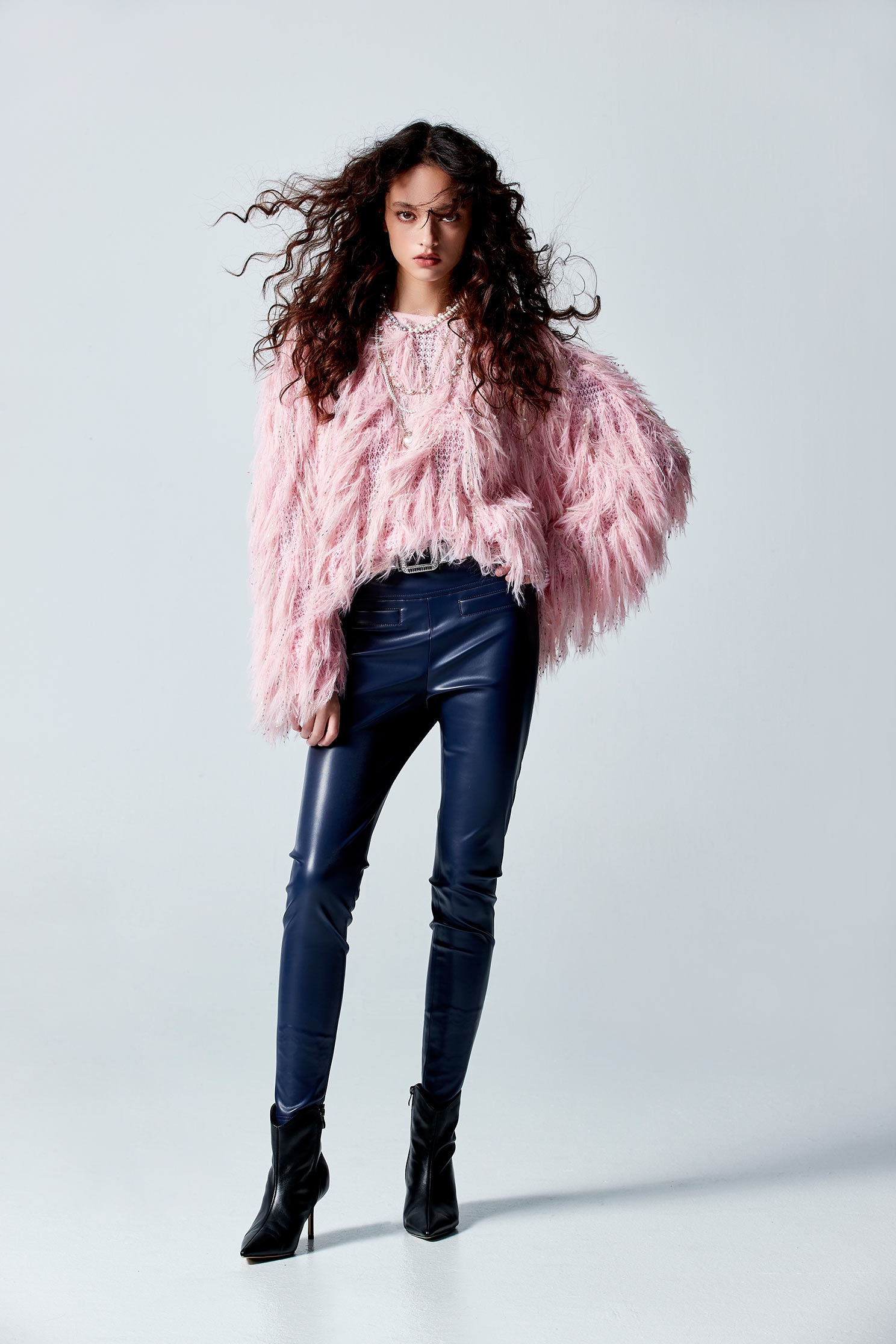 Pink Fringe Knit TopPink Fringe Knit Top,Tops,Season (AW) Look,Knitted,Knitted tops,Knitted tops