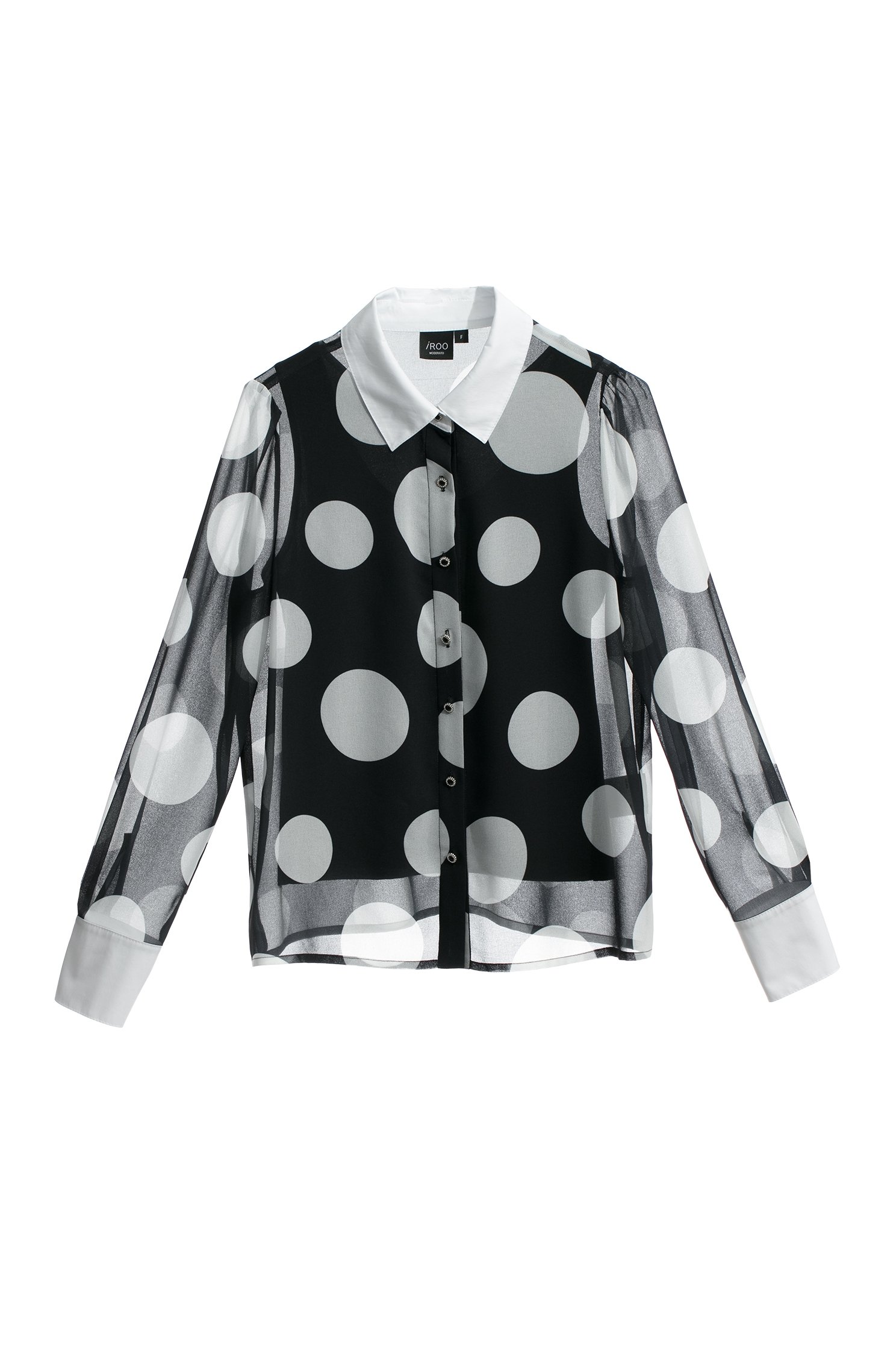 Polka Dot Chiffon BlousePolka Dot Chiffon Blouse,Under shirts,dotcollection,Season (AW) Look,Blouses,Chiffon